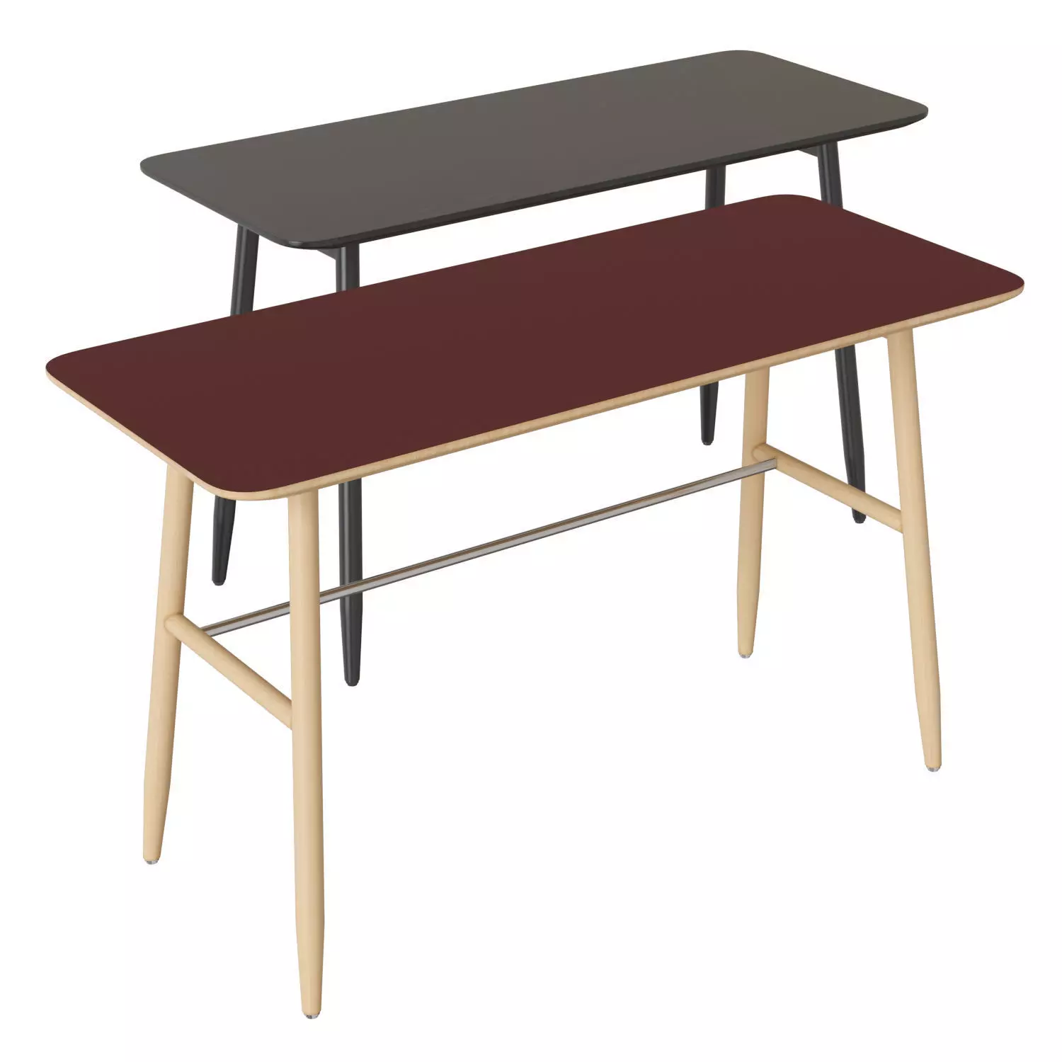 Icha Desk 3D model_0