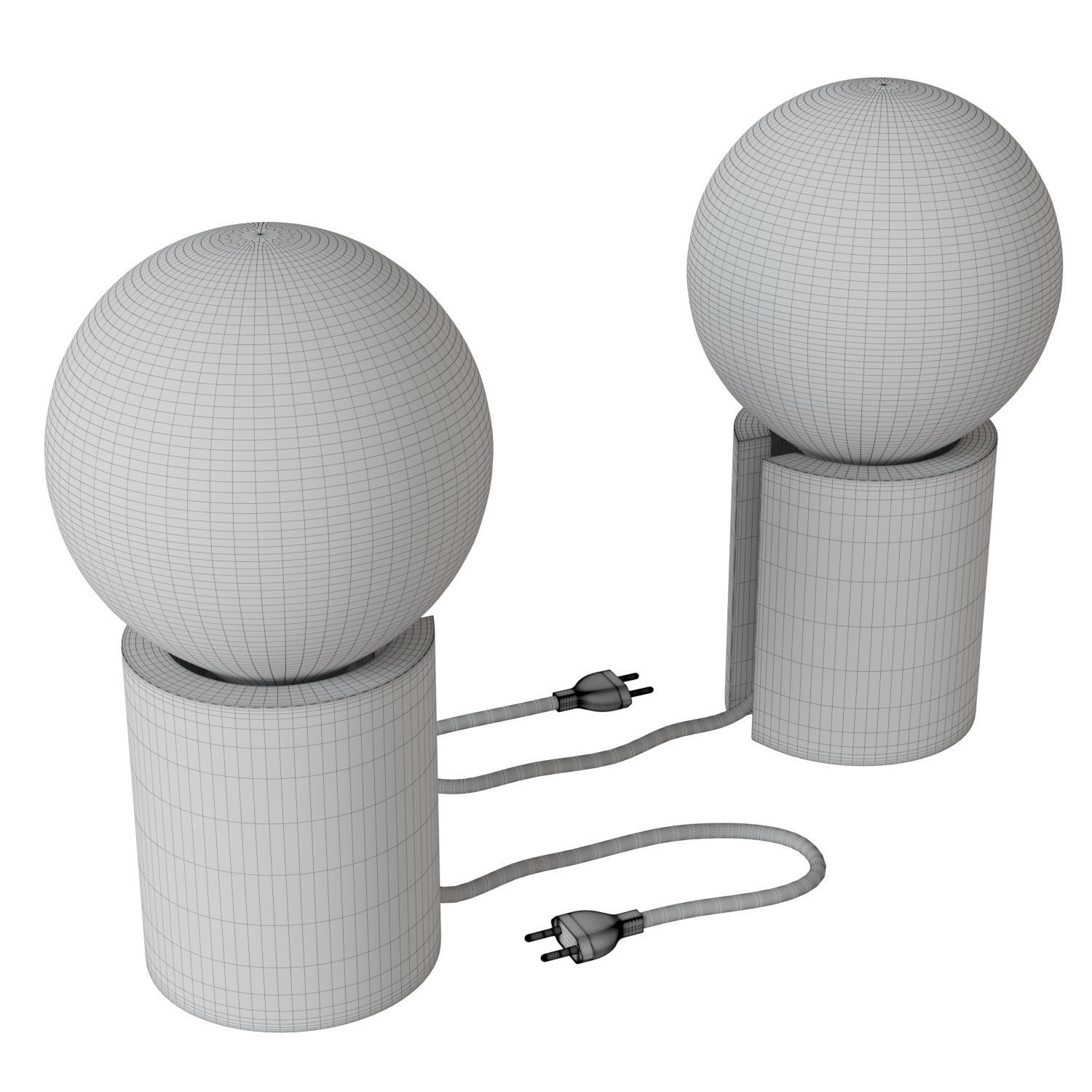 Socket Occasional Lamp 3D model_4