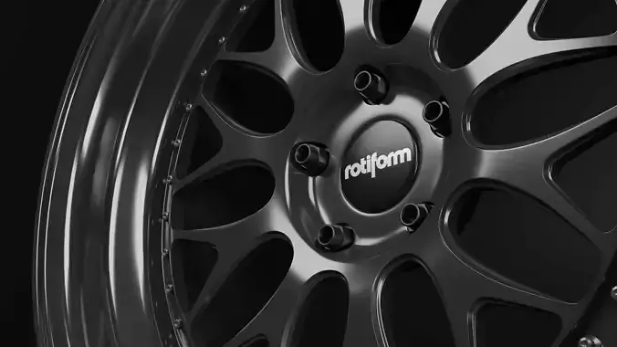 rotiform DAB Low-poly 3D model