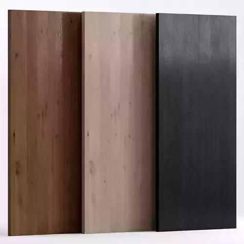 Oak Knotty wood with 3 materials