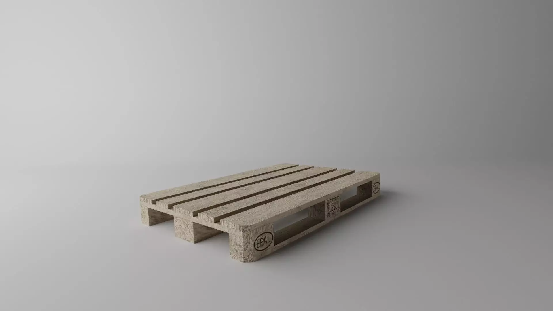 EUR pallete Free 3D model