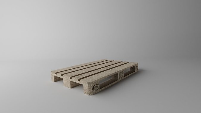 EUR pallete Free 3D model