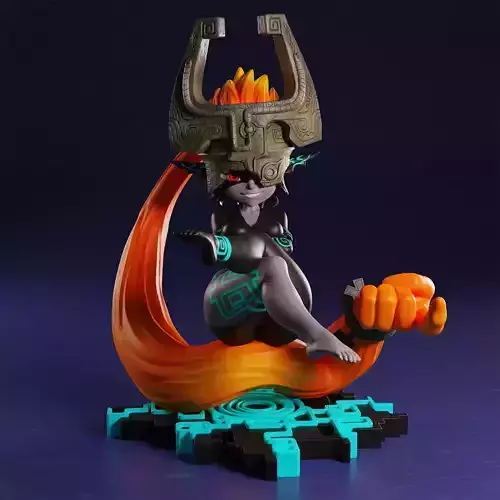 Twilight Princess Midna Imp form 3D print model