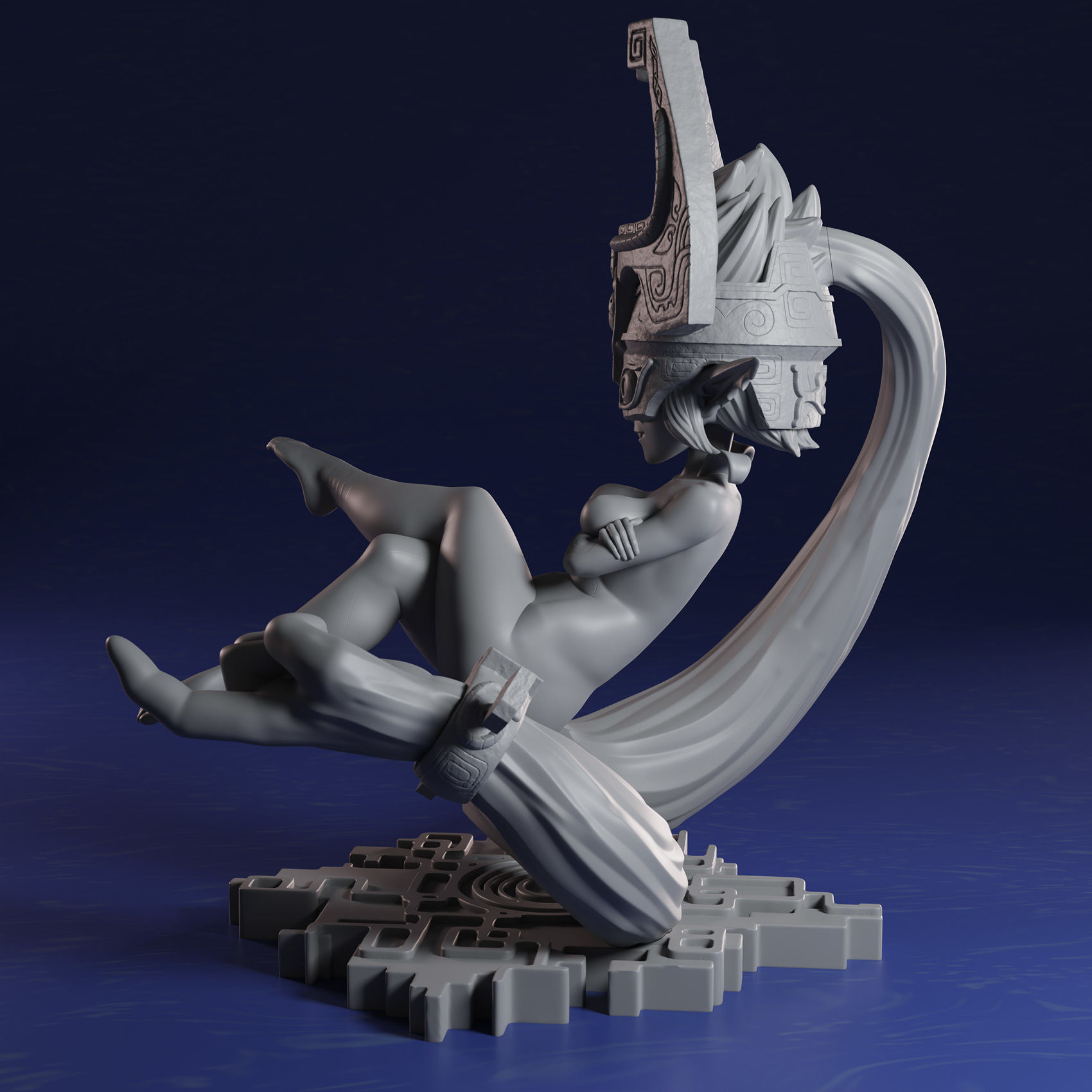 Twilight Princess Midna Imp form 3D print model_7