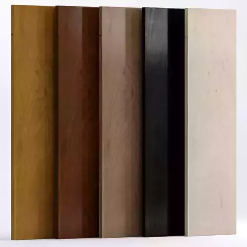 Aspen wood with 5 materials