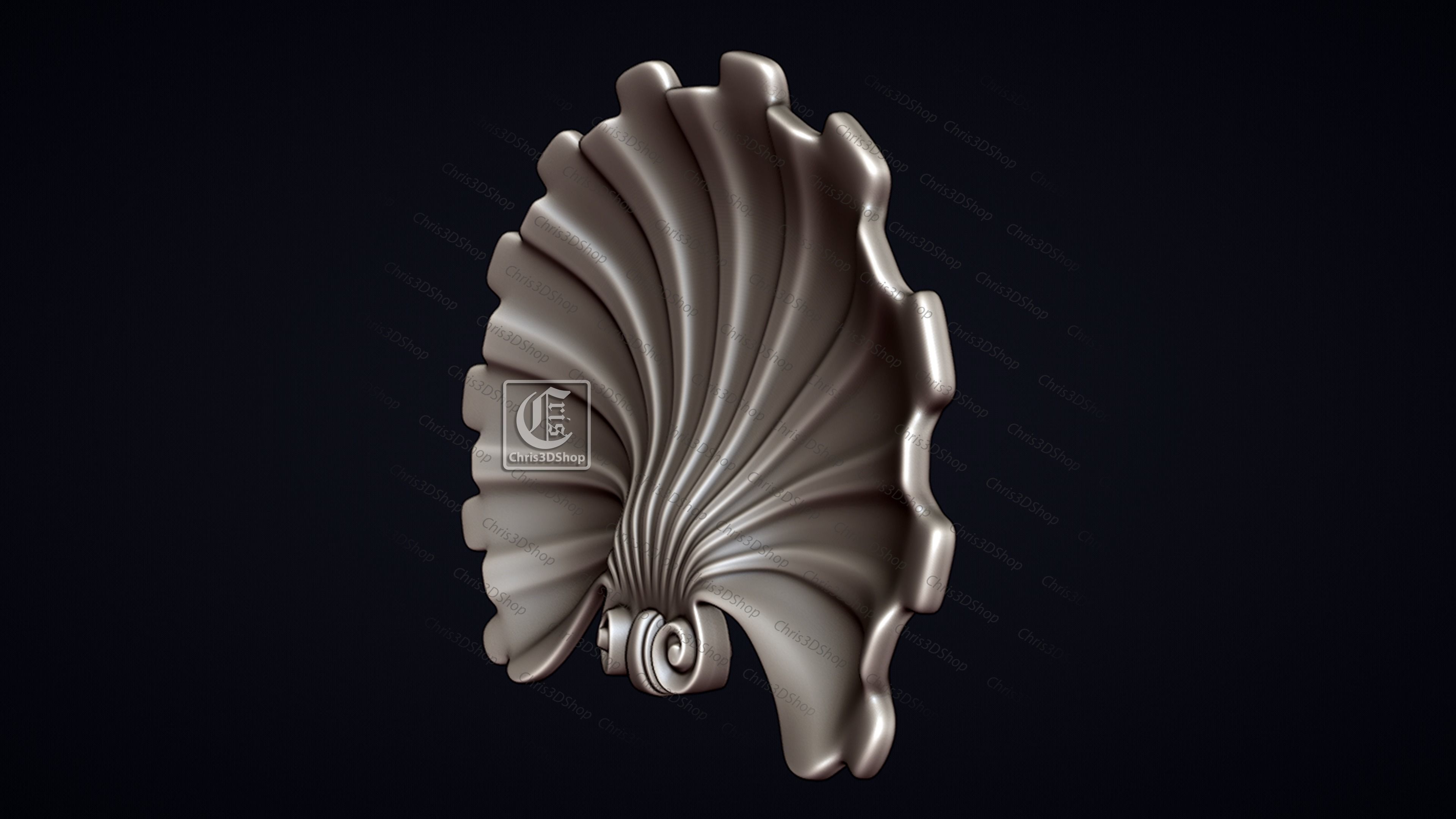 Decorative Tray Bowl - 3D STL files for CNC and 3D Printer 3D print model_1