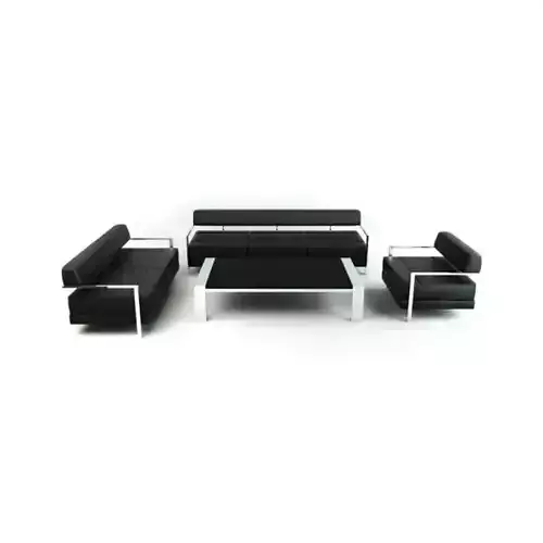 Modern Black Furniture Set