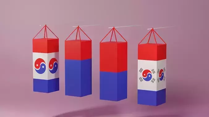  Cartoon Korean Lantern Collection