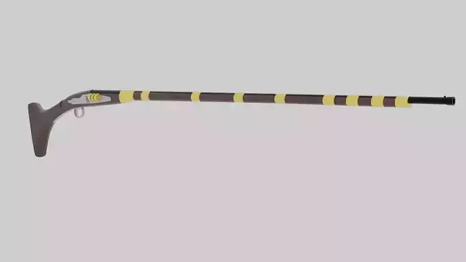 Tusken Cycler Rifle A 3D model