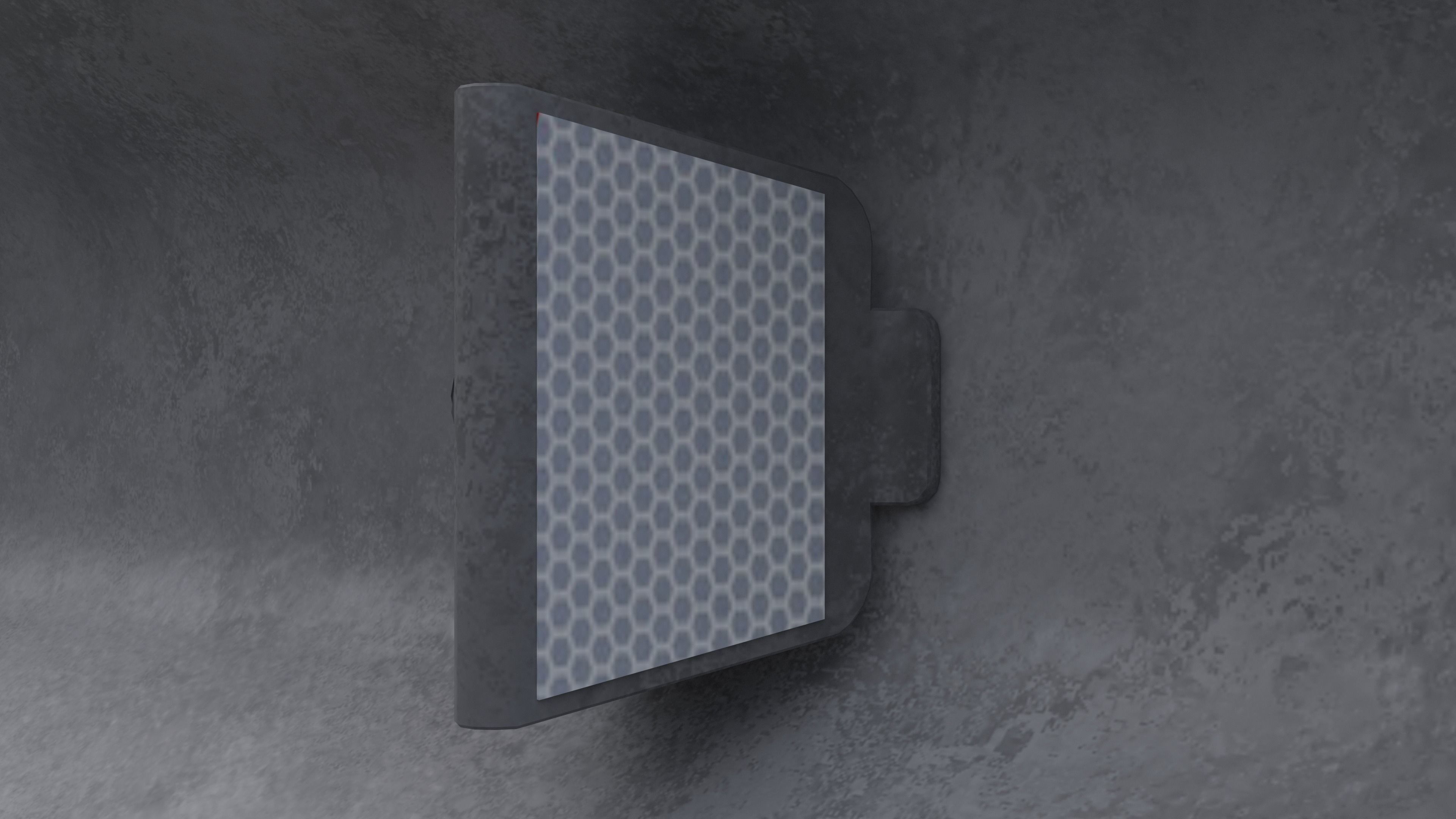 Road guard rails set 3D model_12