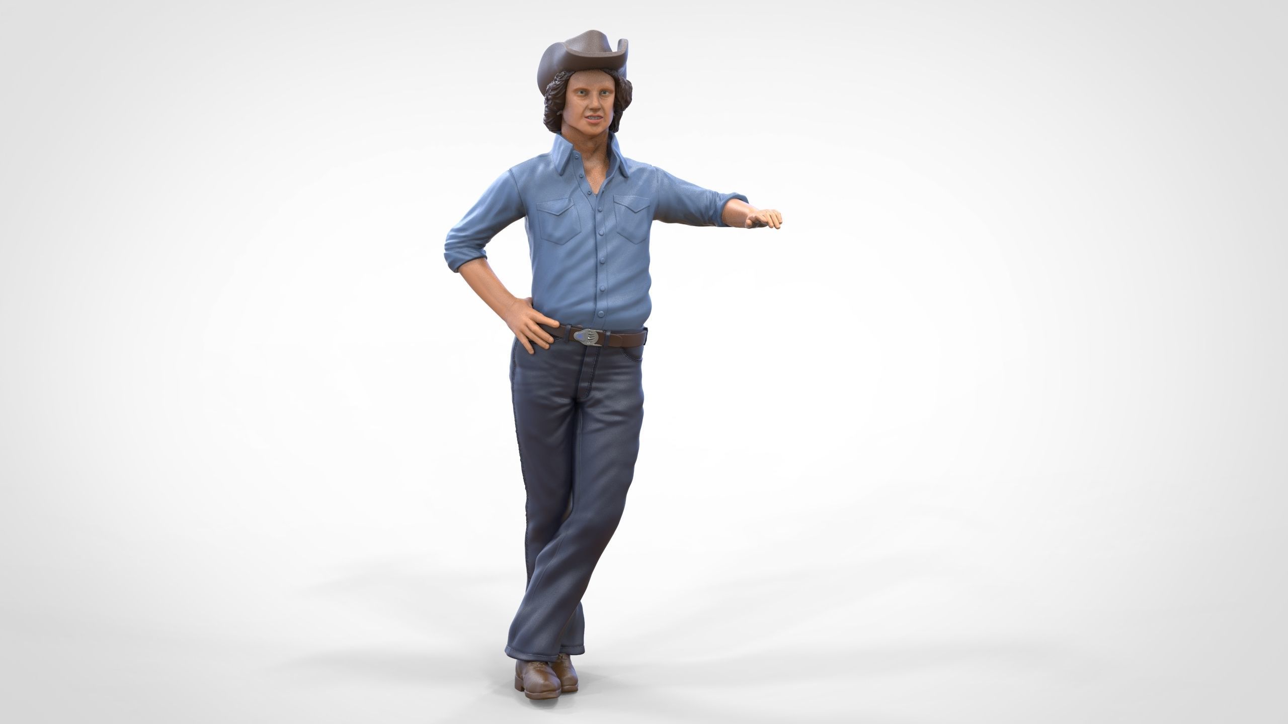 N2 Luke Duke The dukes of Hazzard 3D print model_35