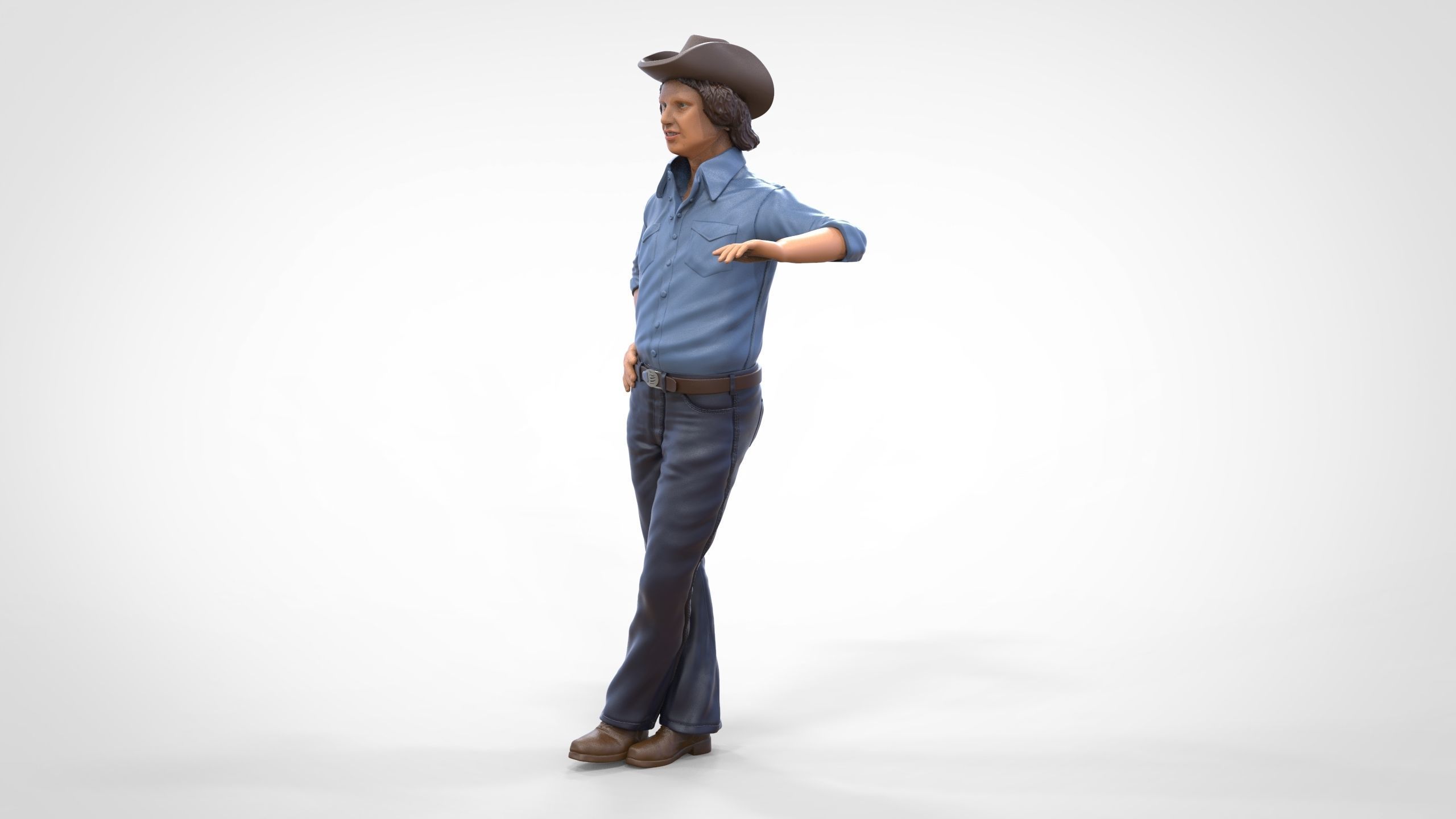 N2 Luke Duke The dukes of Hazzard 3D print model_5