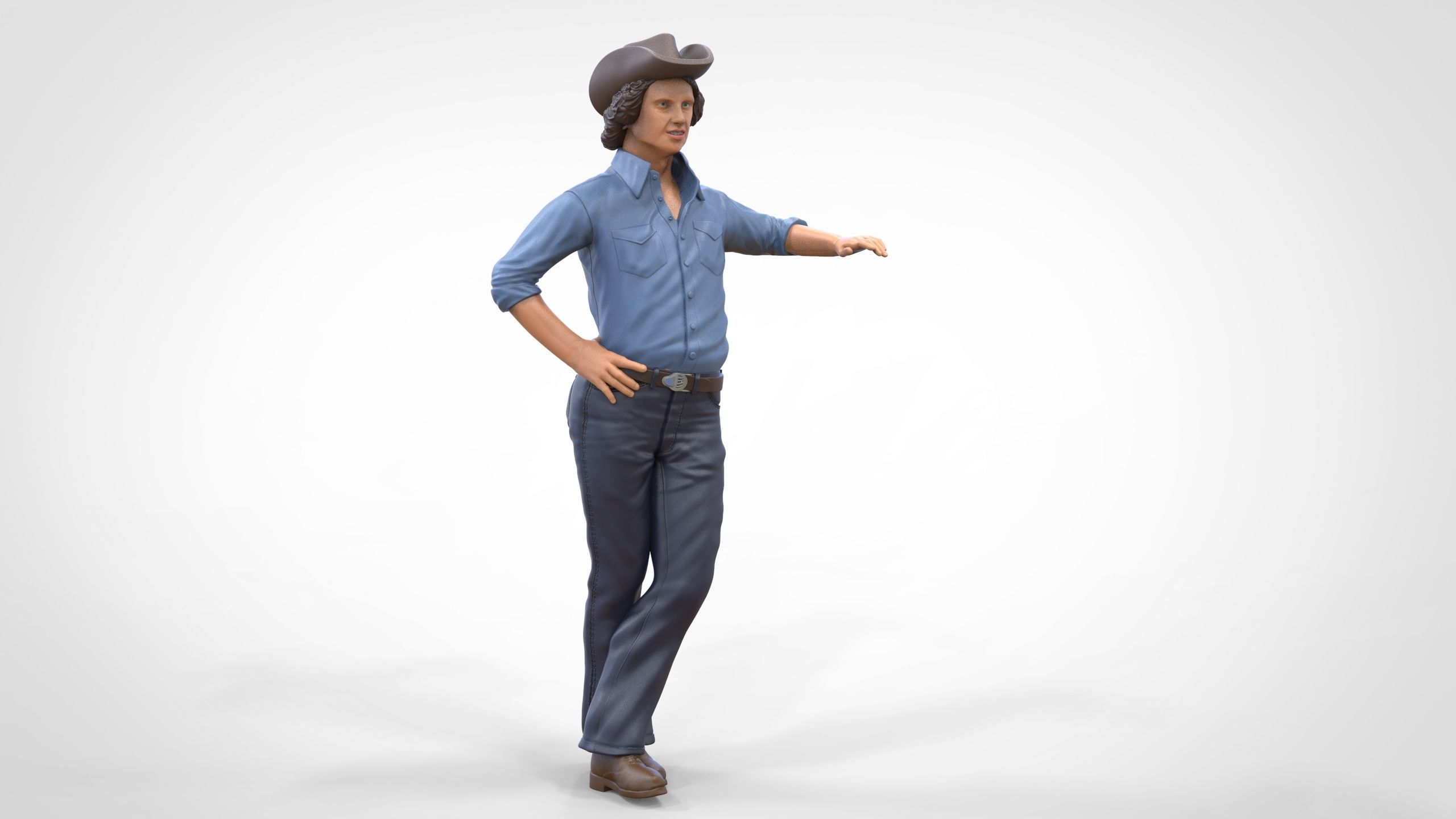 N2 Luke Duke The dukes of Hazzard 3D print model_33