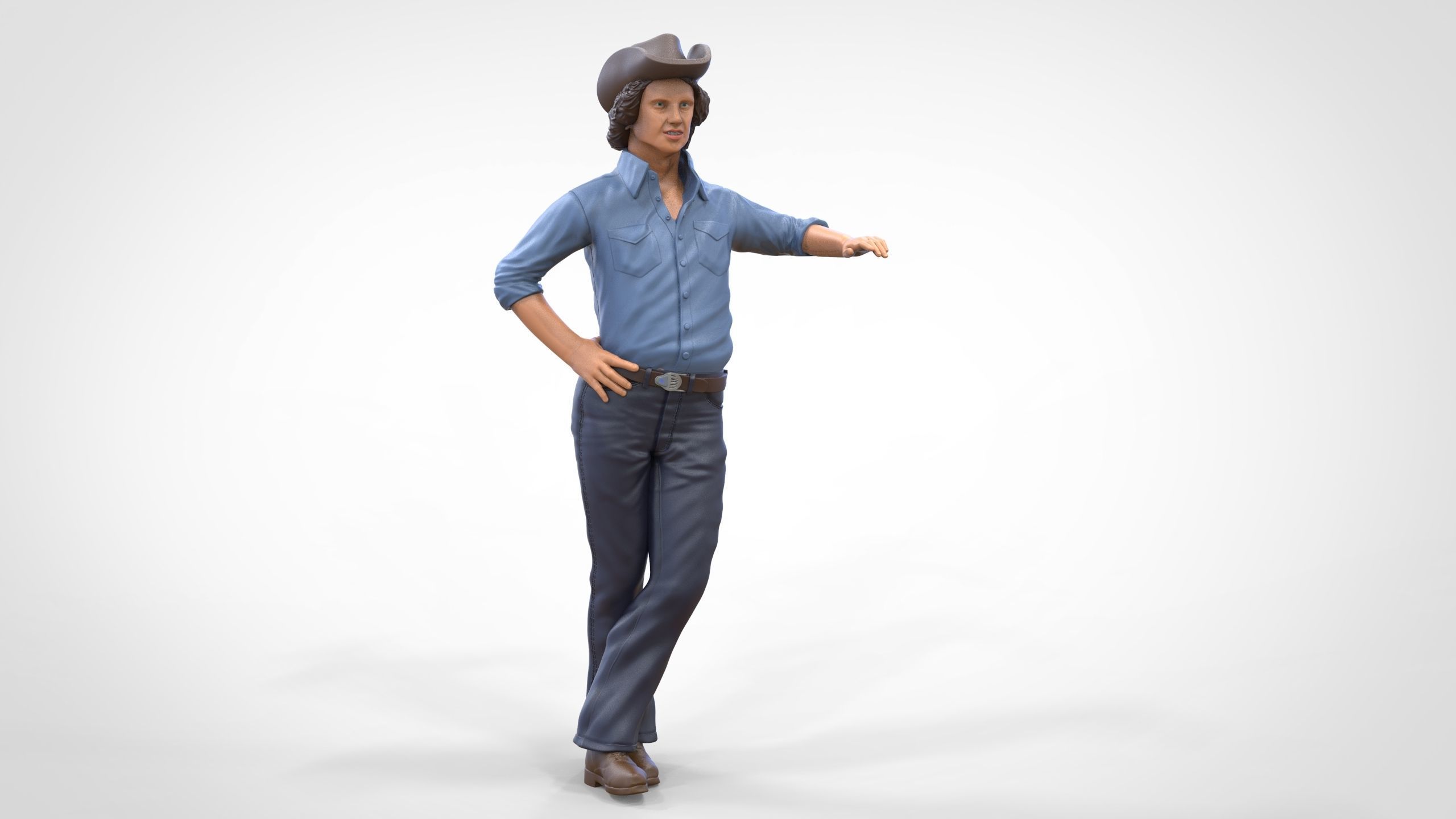 N2 Luke Duke The dukes of Hazzard 3D print model_34
