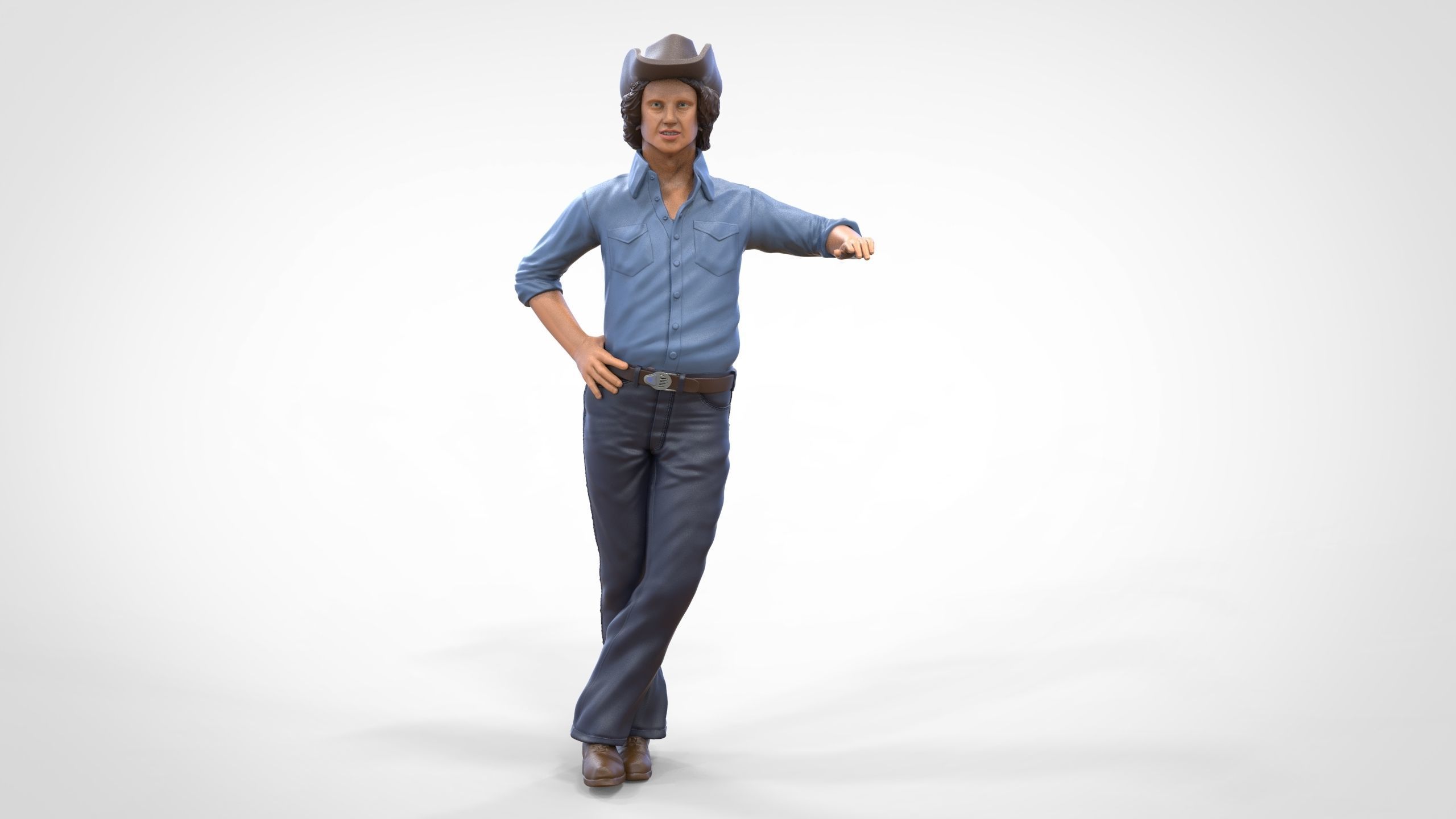 N2 Luke Duke The dukes of Hazzard 3D print model_36