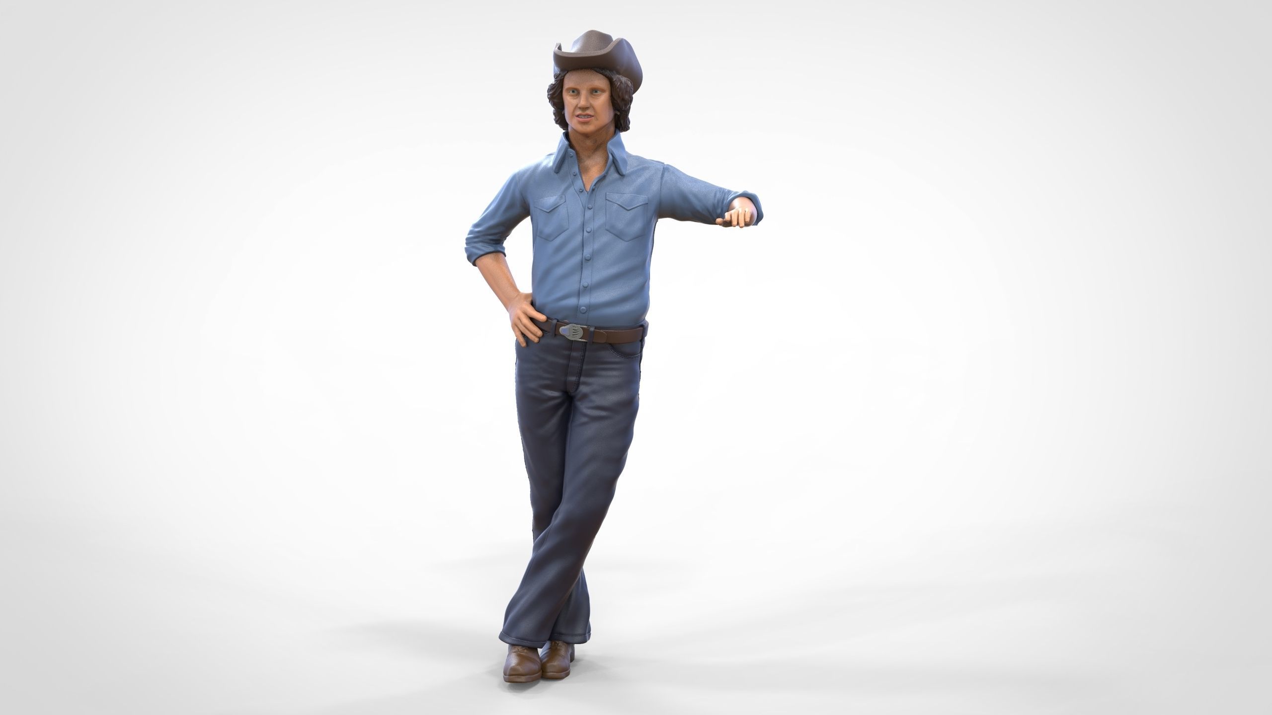 N2 Luke Duke The dukes of Hazzard 3D print model_2