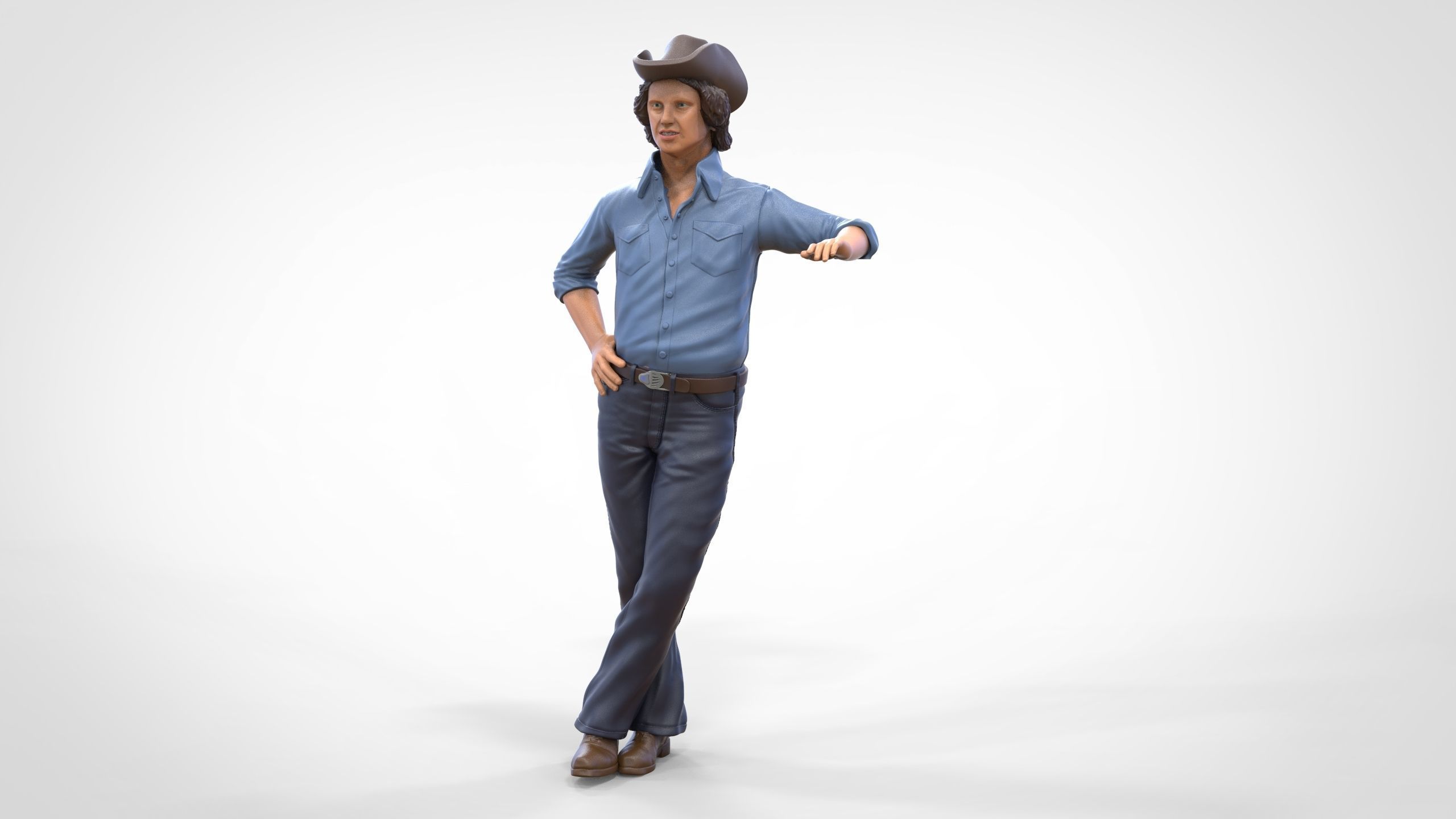 N2 Luke Duke The dukes of Hazzard 3D print model_28