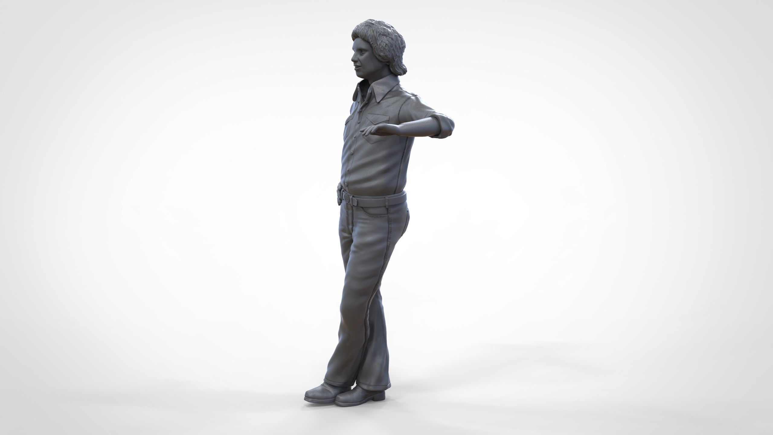 N2 Luke Duke The dukes of Hazzard 3D print model_43