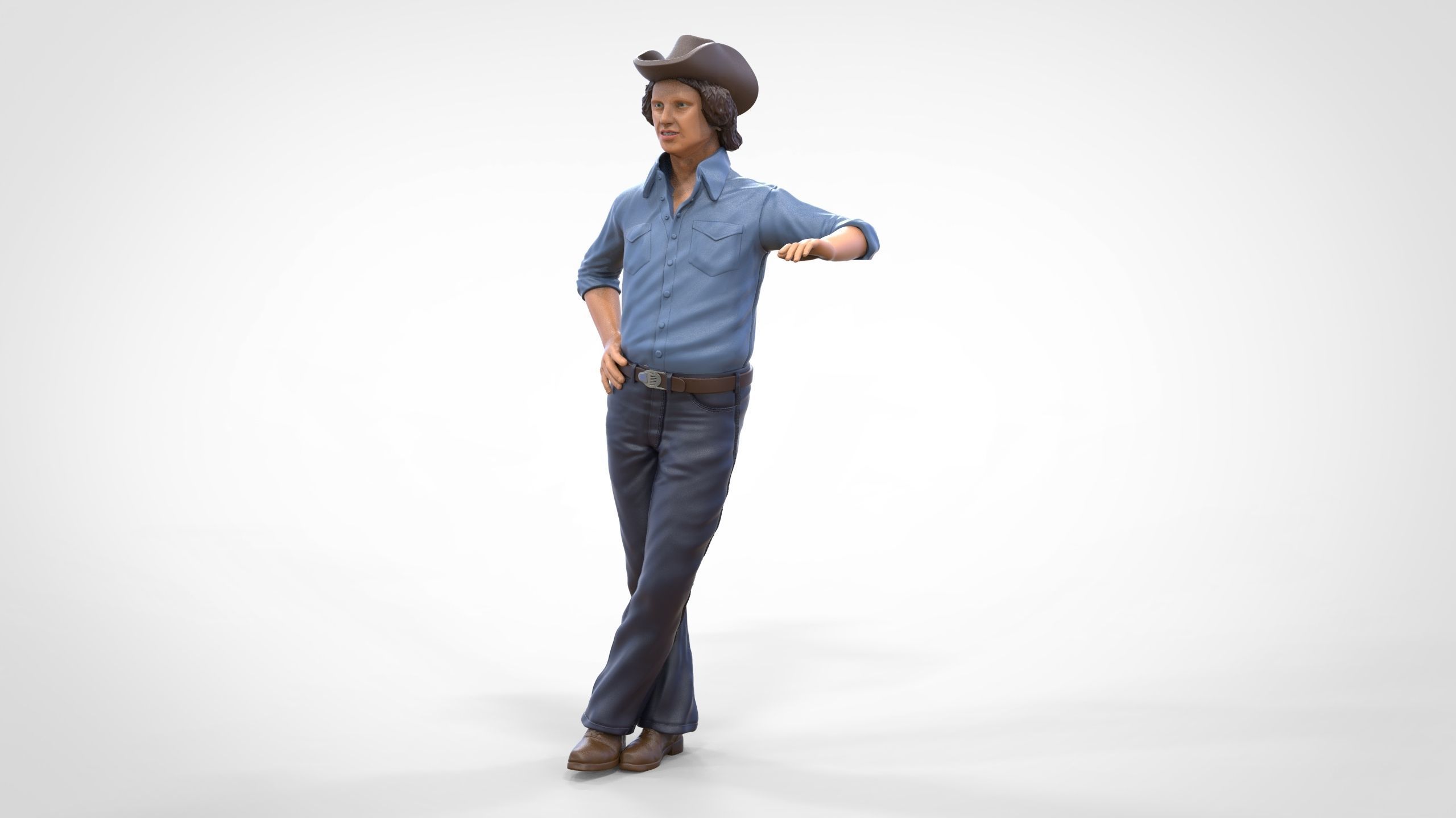N2 Luke Duke The dukes of Hazzard 3D print model_3