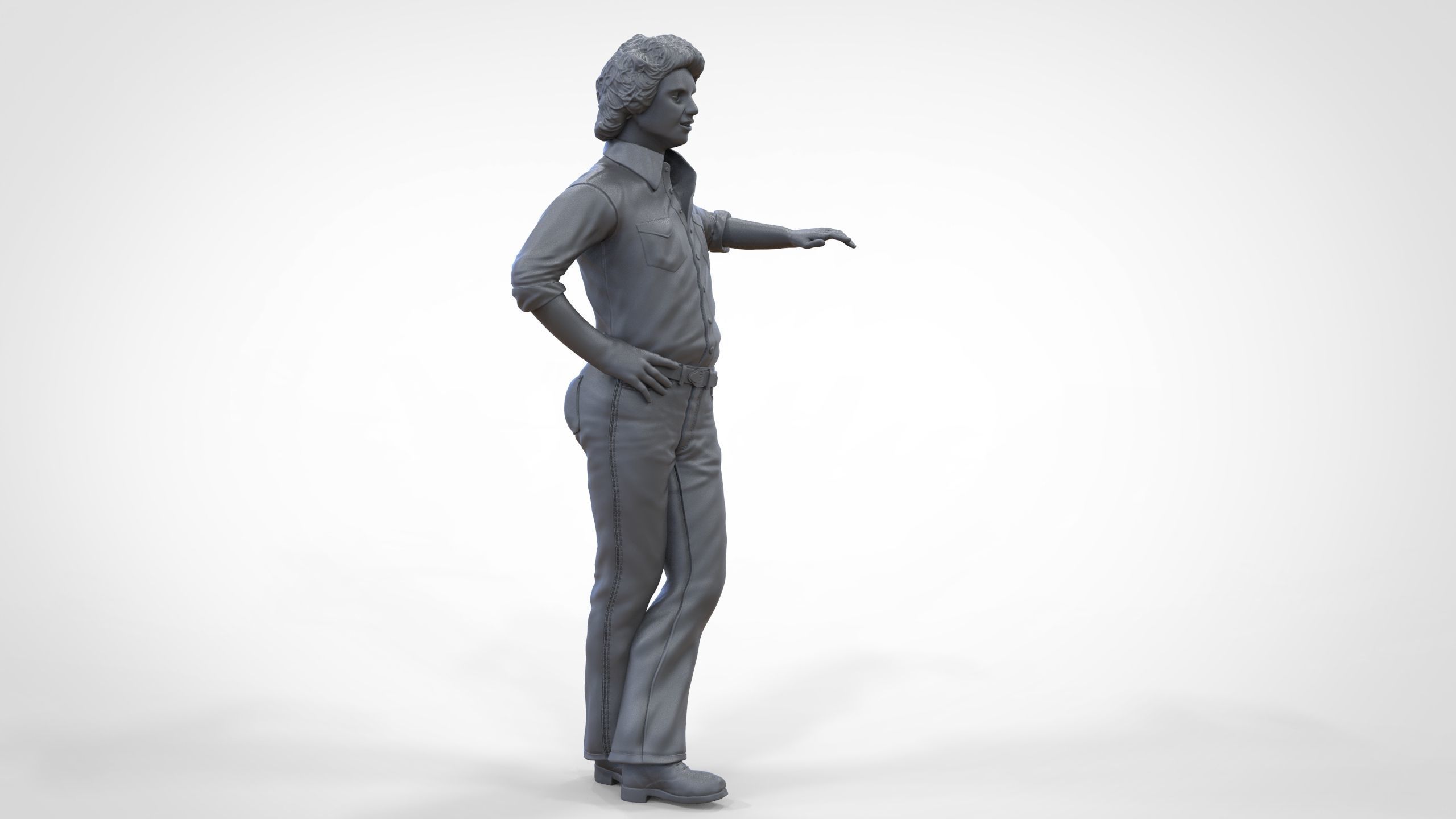 N2 Luke Duke The dukes of Hazzard 3D print model_39