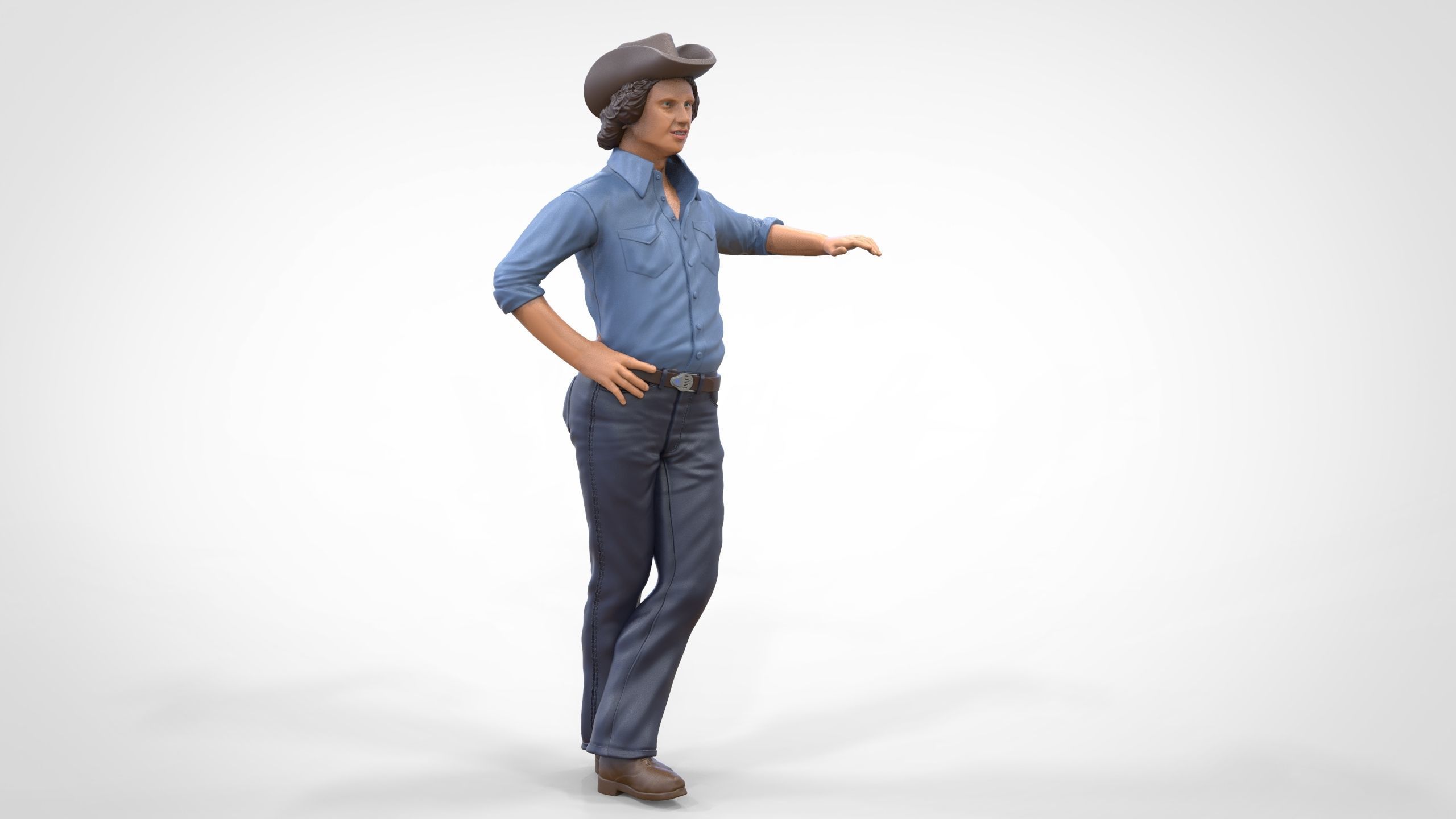 N2 Luke Duke The dukes of Hazzard 3D print model_32