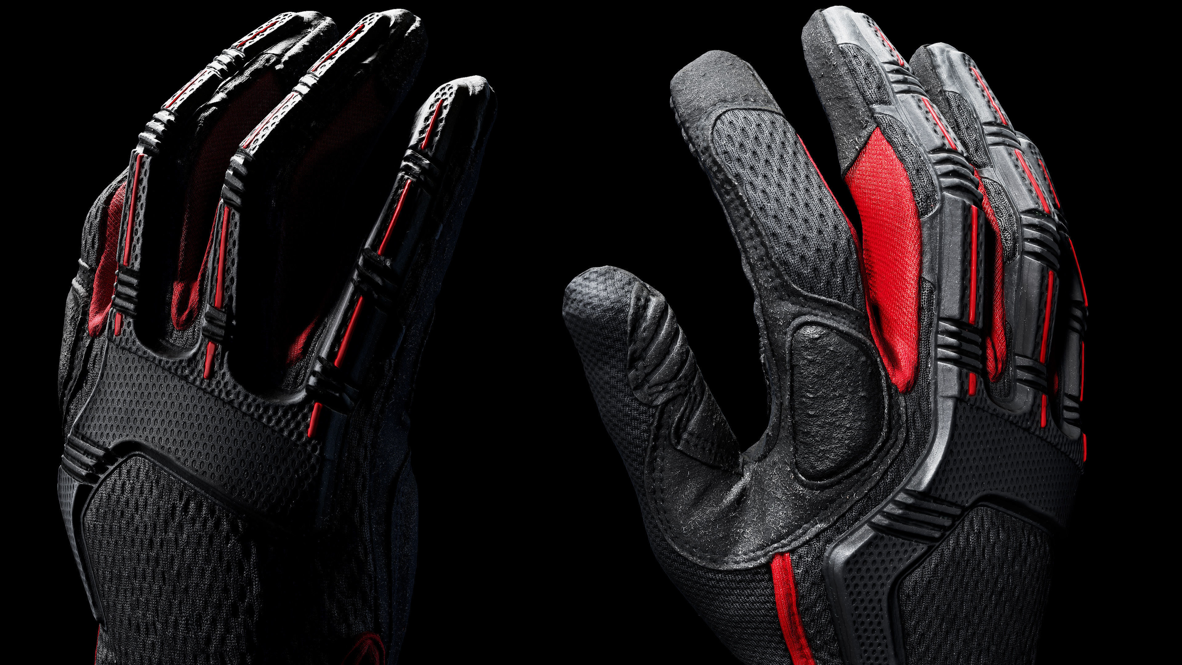 Tactical Gloves 008 Low-poly 3D model_5