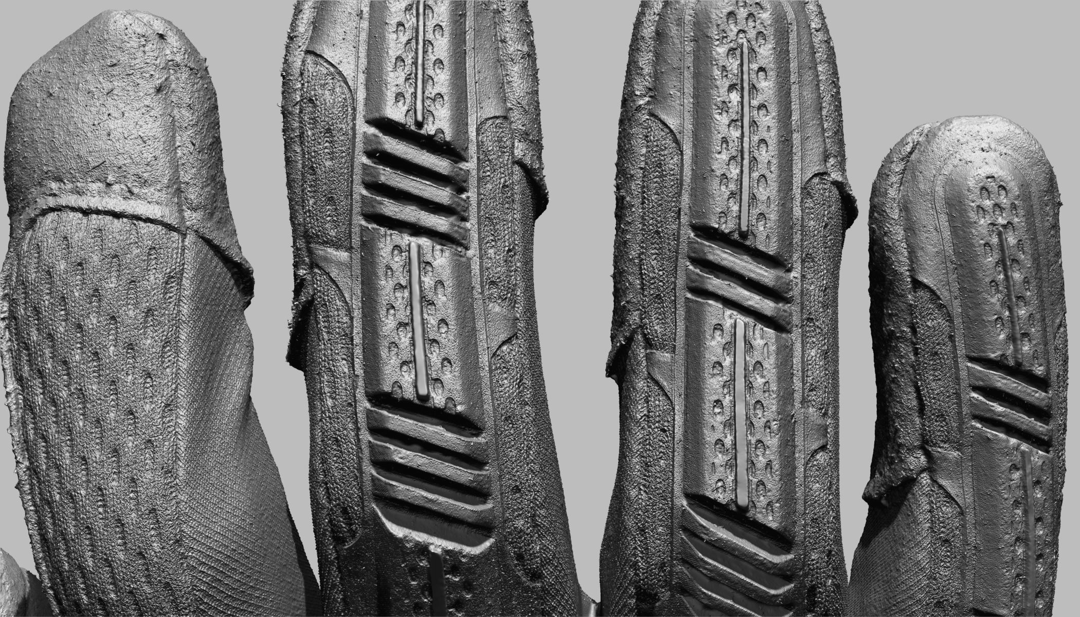 Tactical Gloves 008 Low-poly 3D model_14