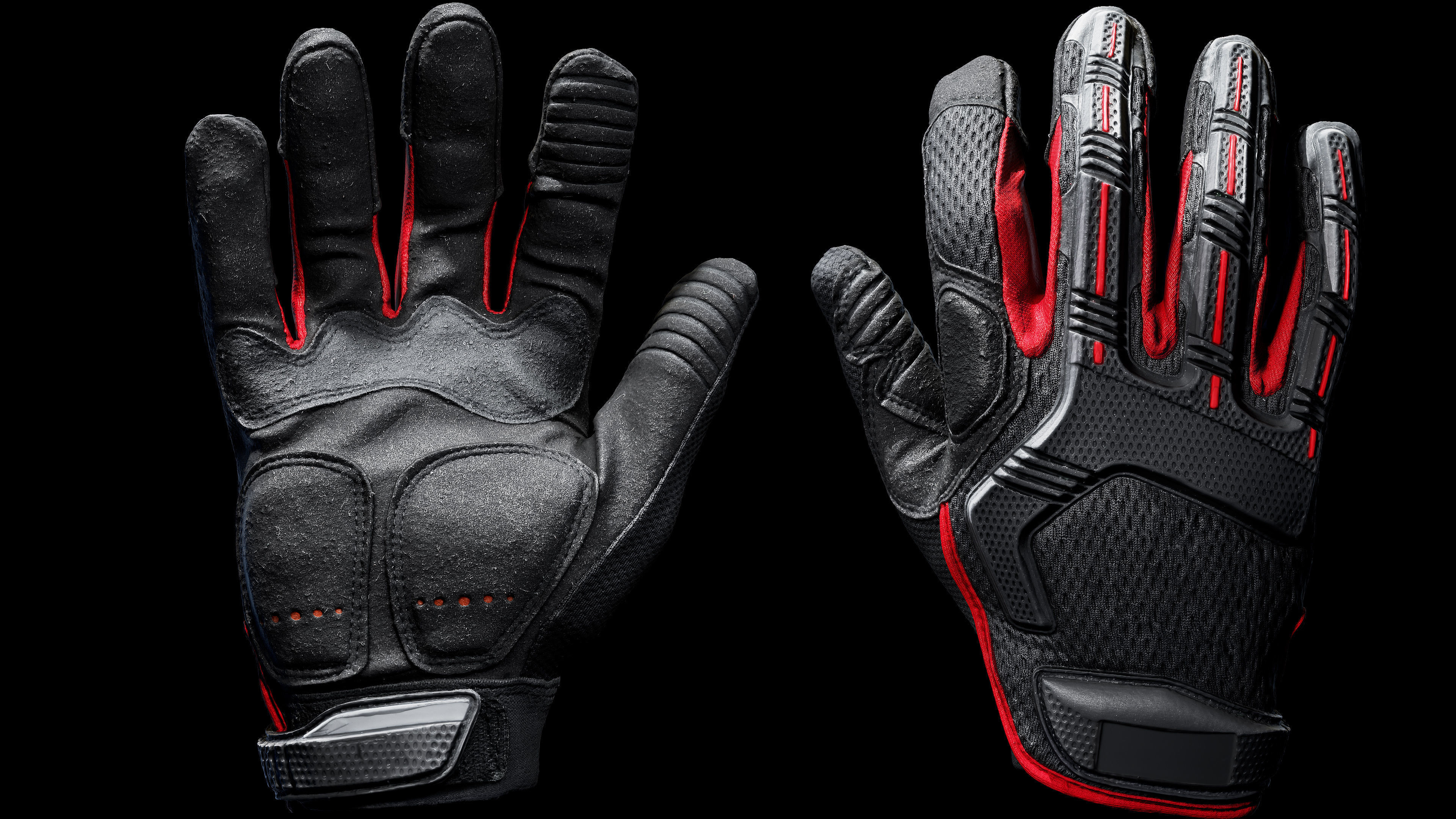 Tactical Gloves 008 Low-poly 3D model_4