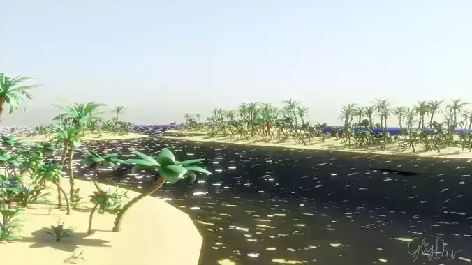 Semi-procedural island generator