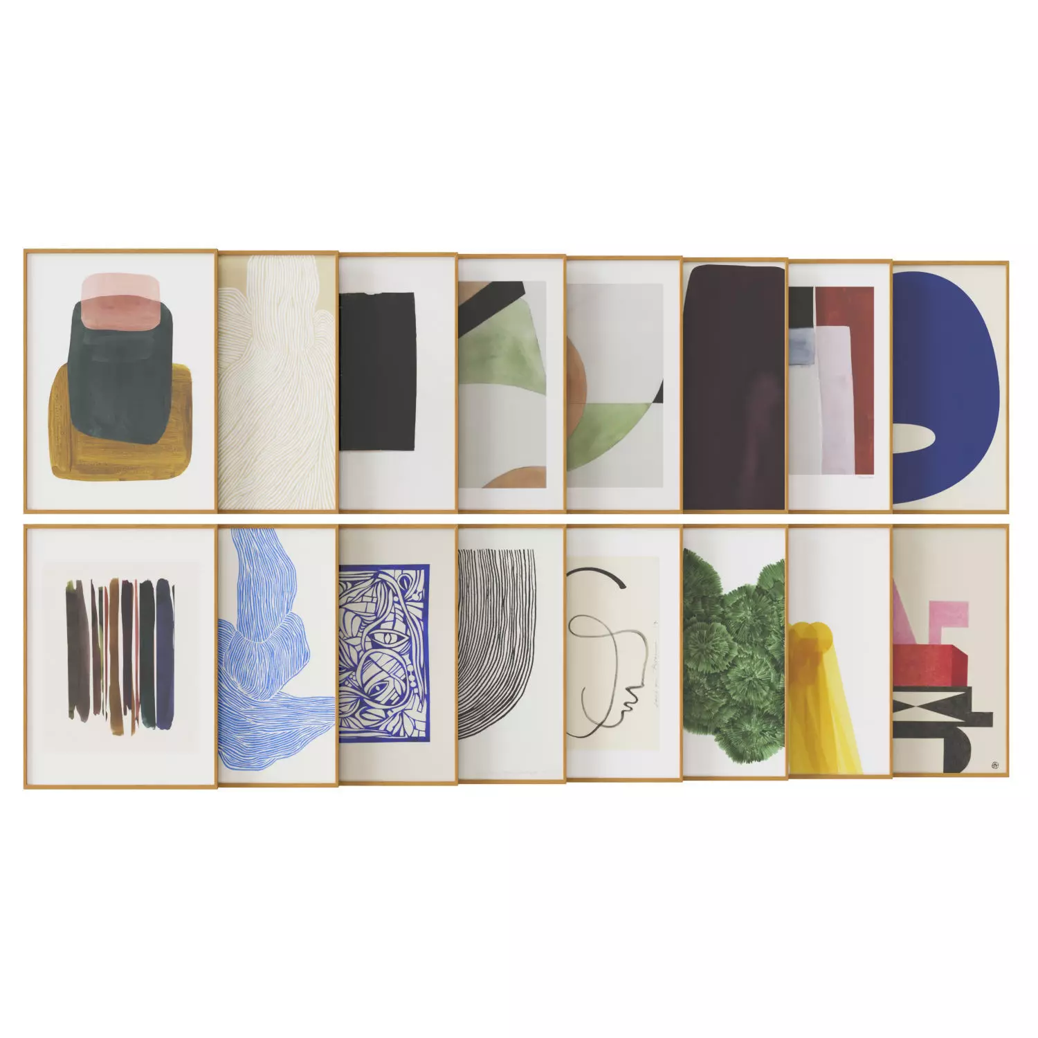 art work set 07 3D model_0