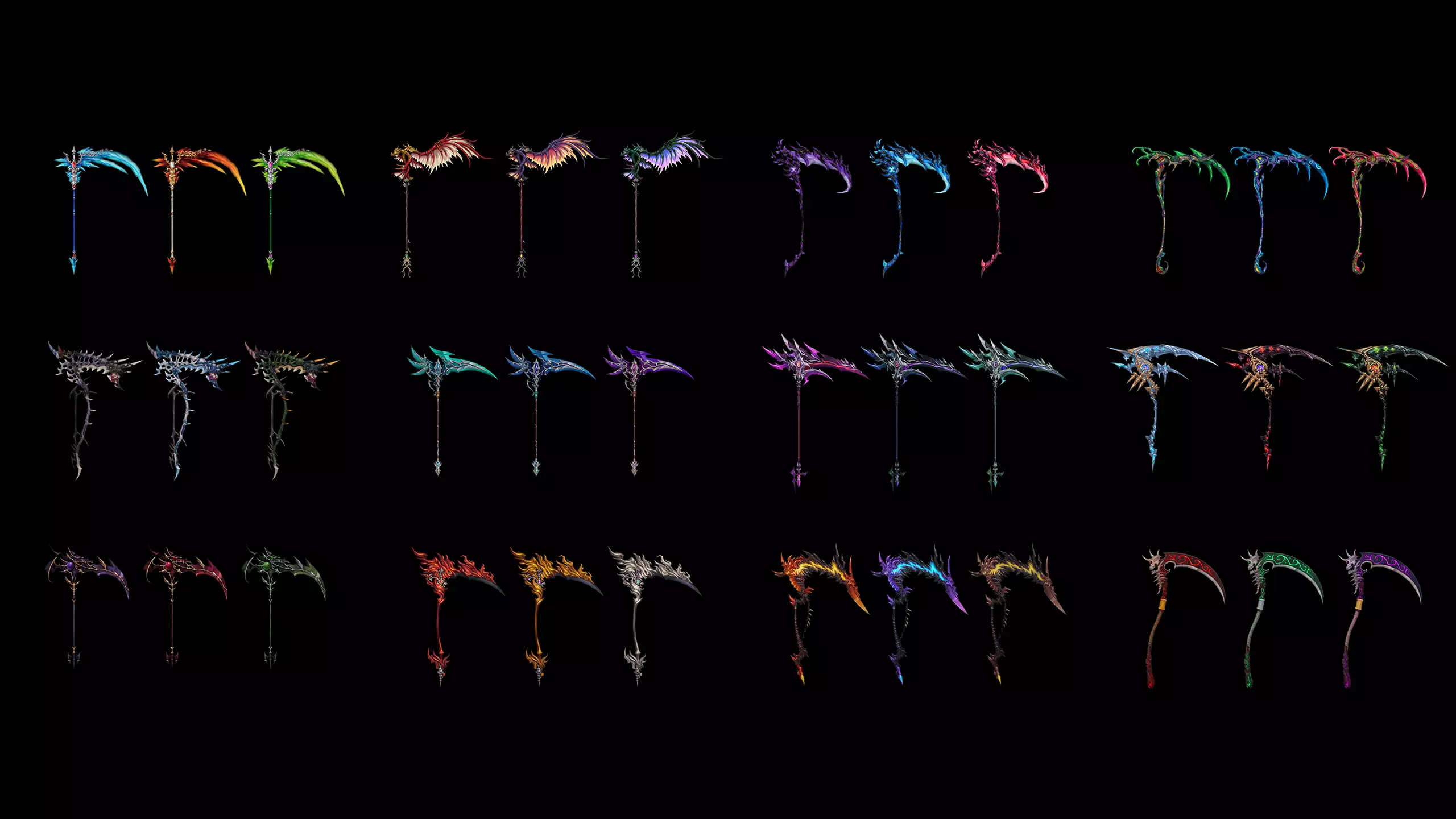 36 - Fantasy Scythes Collection _0