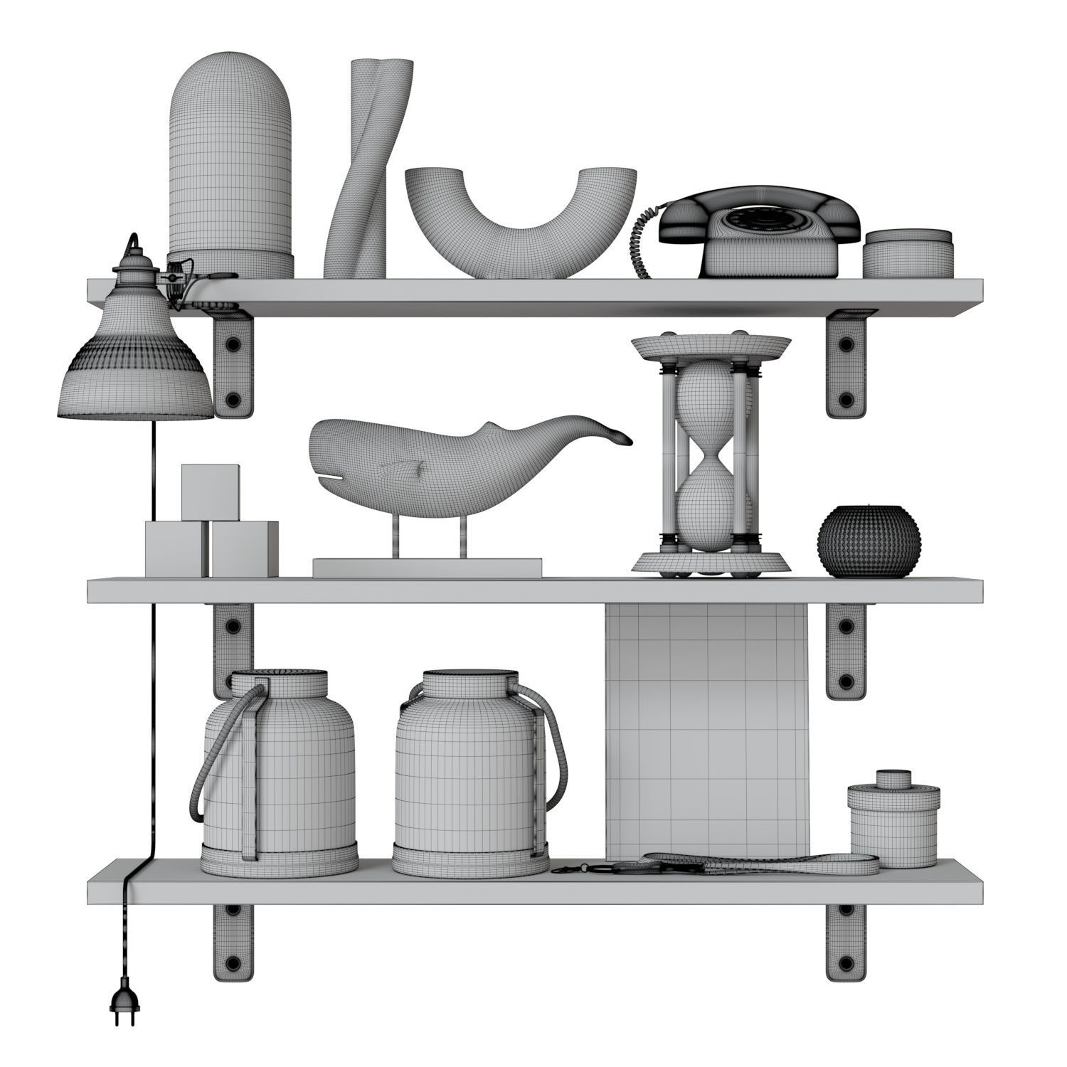 Decor Set 10 3D model_4