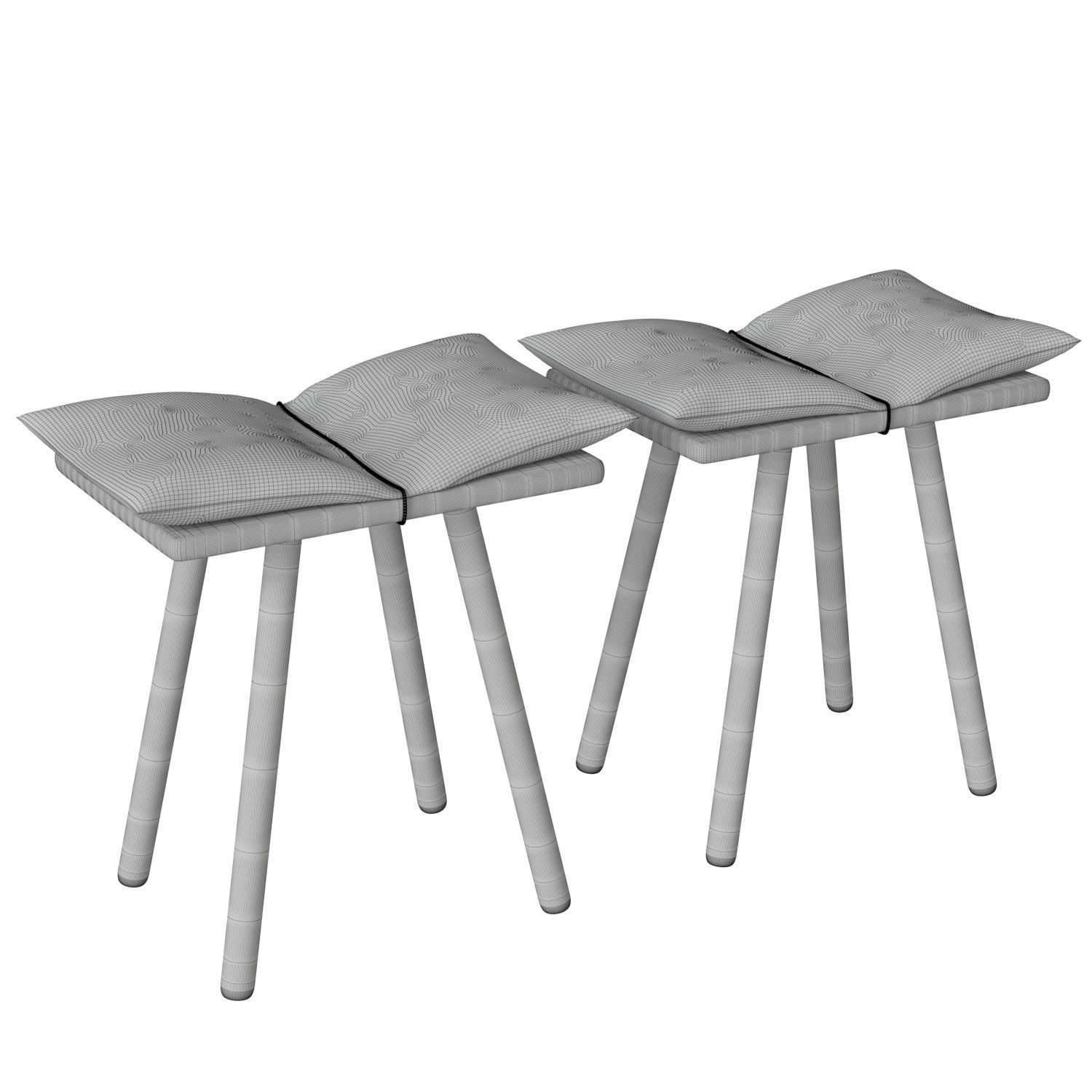 Georg Stool 3D model_4
