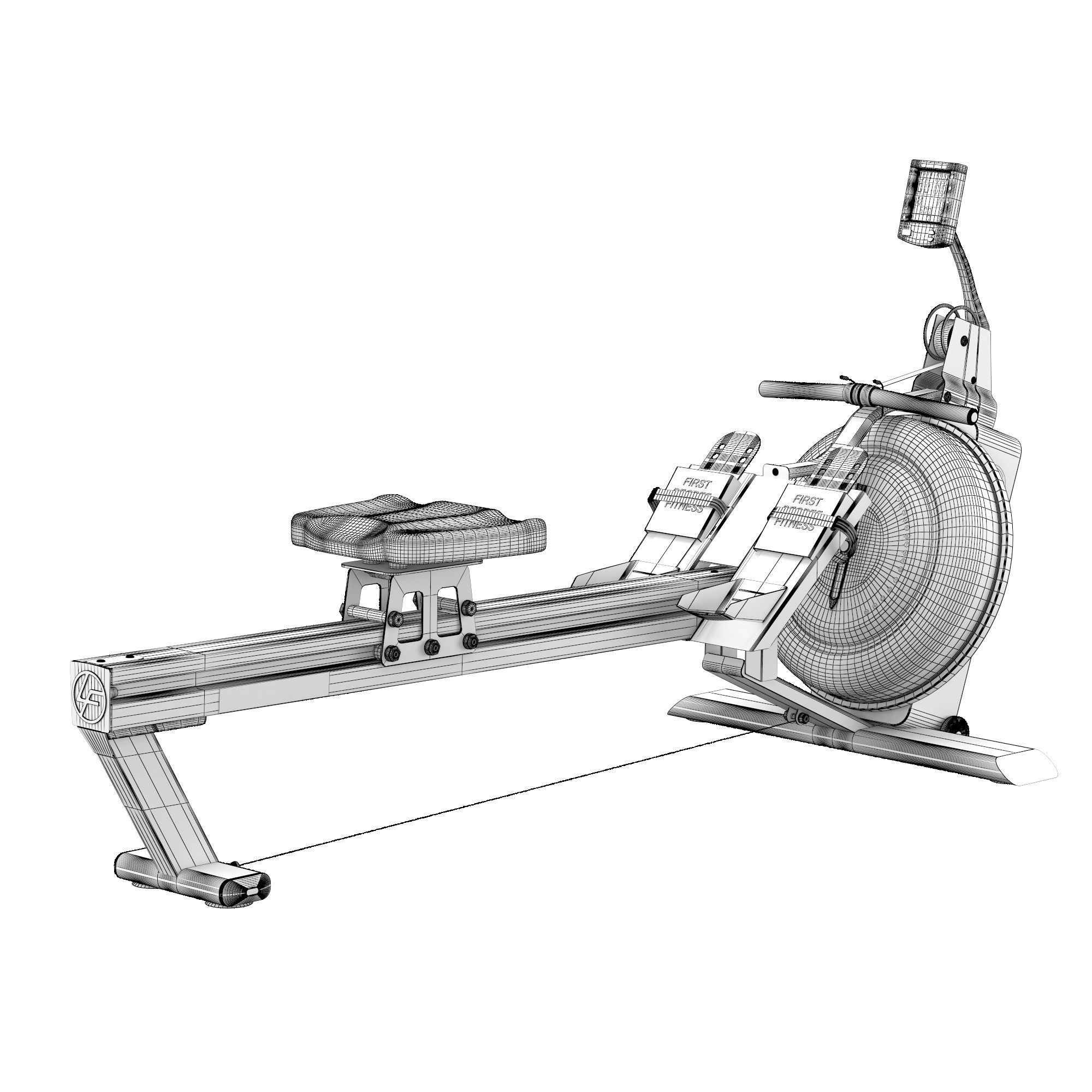 Row GX Trainer GER-ALLLX-01 3D model_4