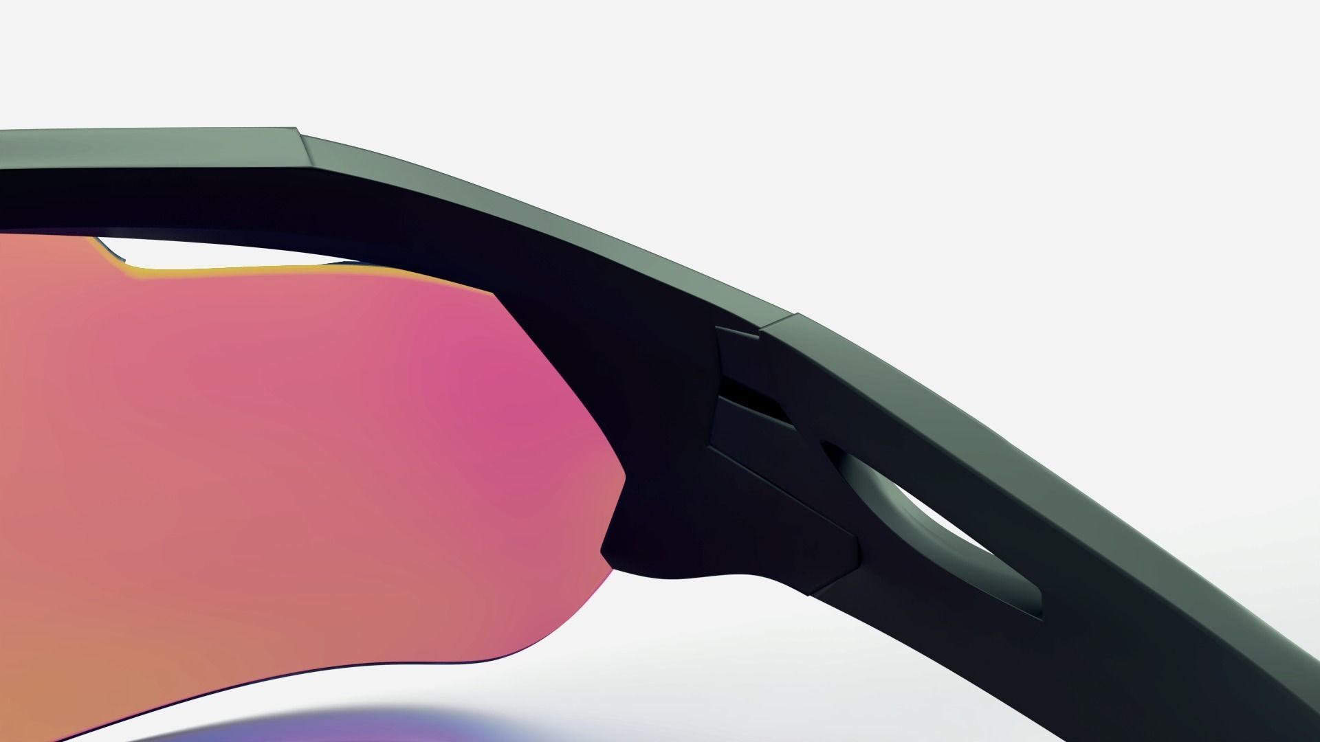 Nike Hyperforce Elite sport sunglasses Low-poly 3D model_11