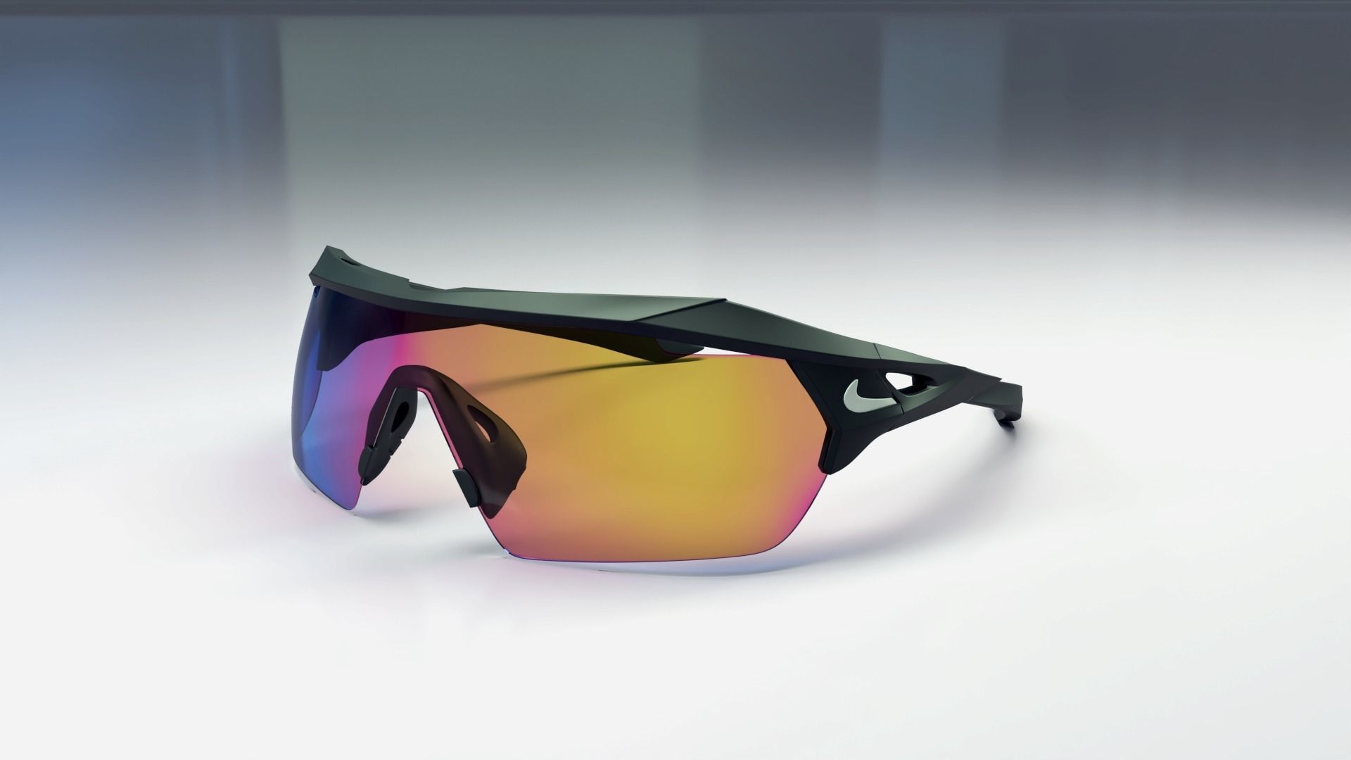 Nike Hyperforce Elite sport sunglasses Low-poly 3D model_8