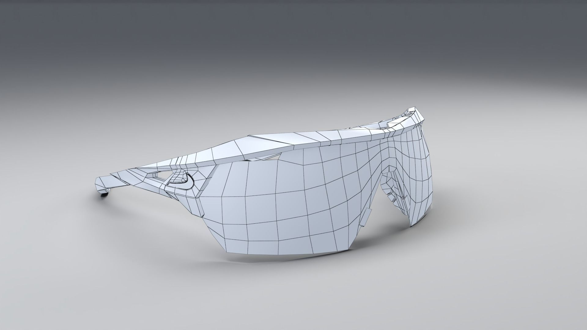 Nike Hyperforce Elite sport sunglasses Low-poly 3D model_19