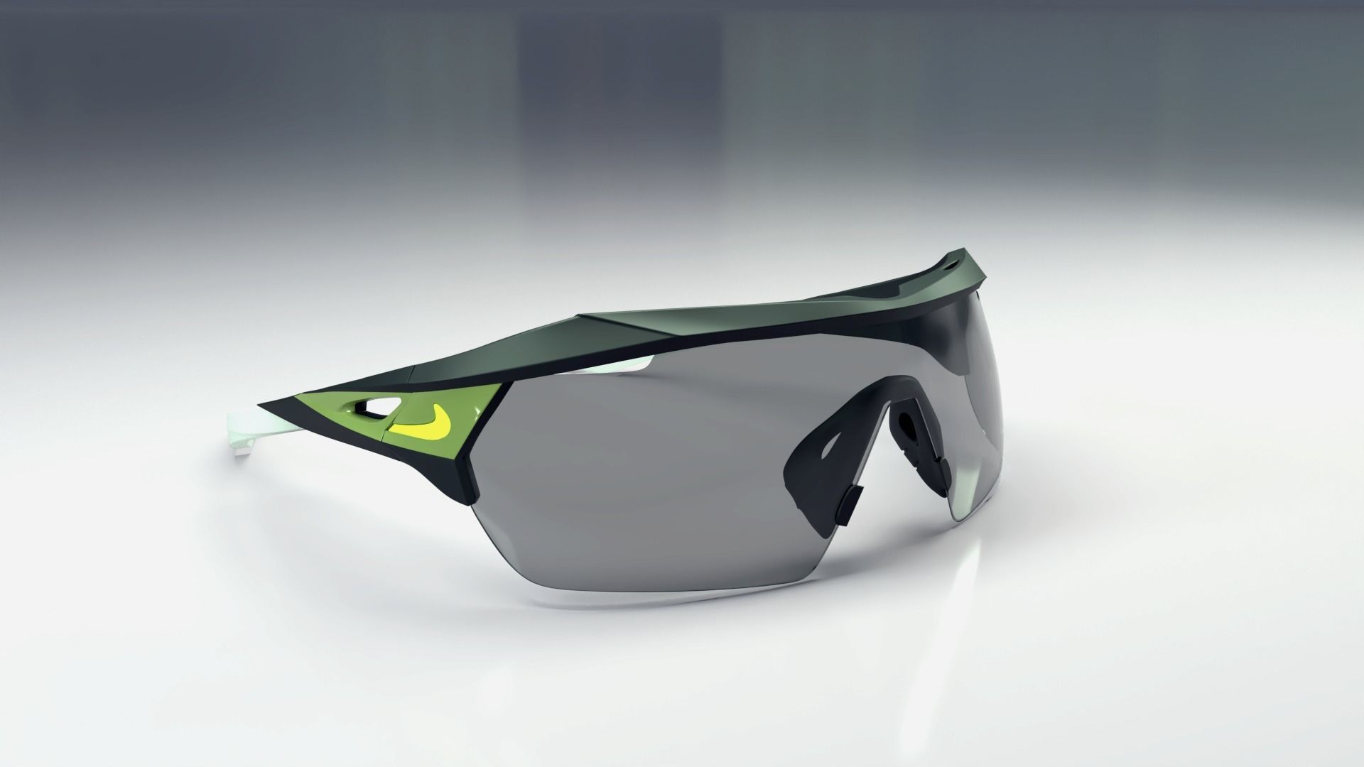 Nike Hyperforce Elite sport sunglasses Low-poly 3D model_14