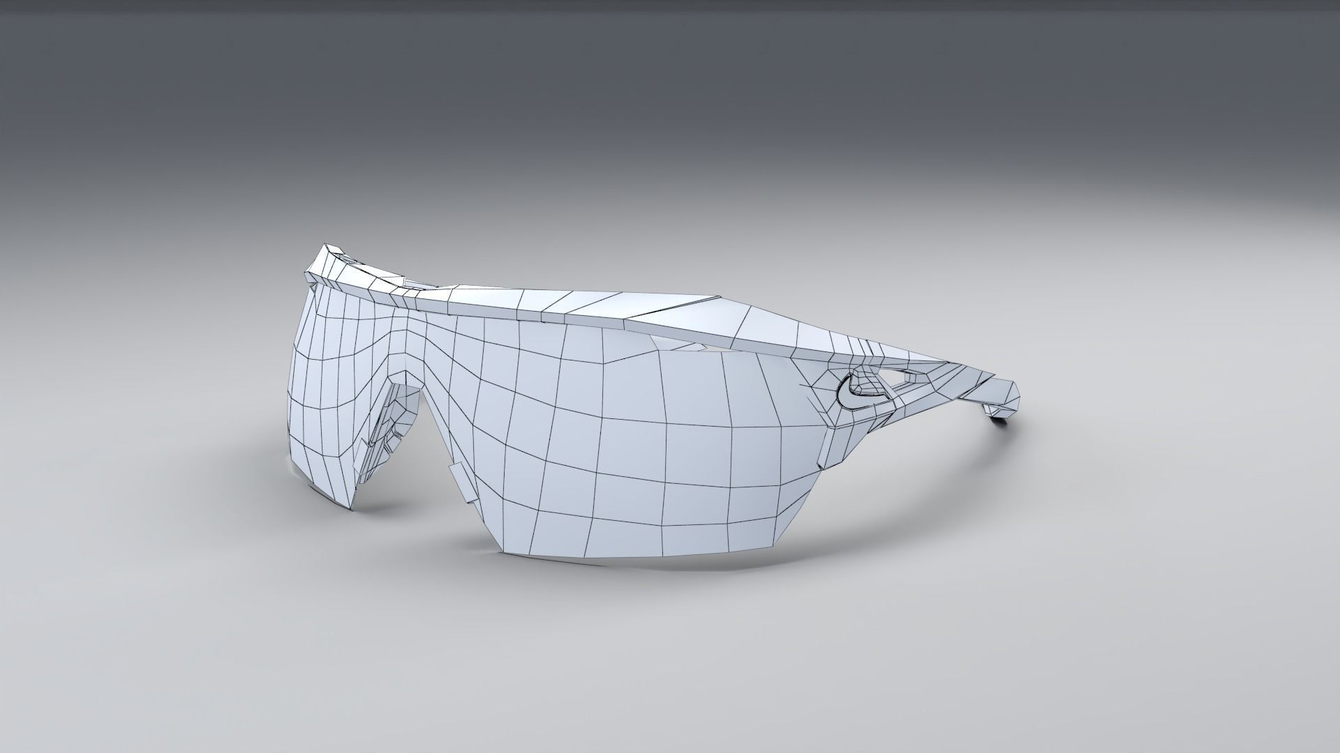 Nike Hyperforce Elite sport sunglasses Low-poly 3D model_23