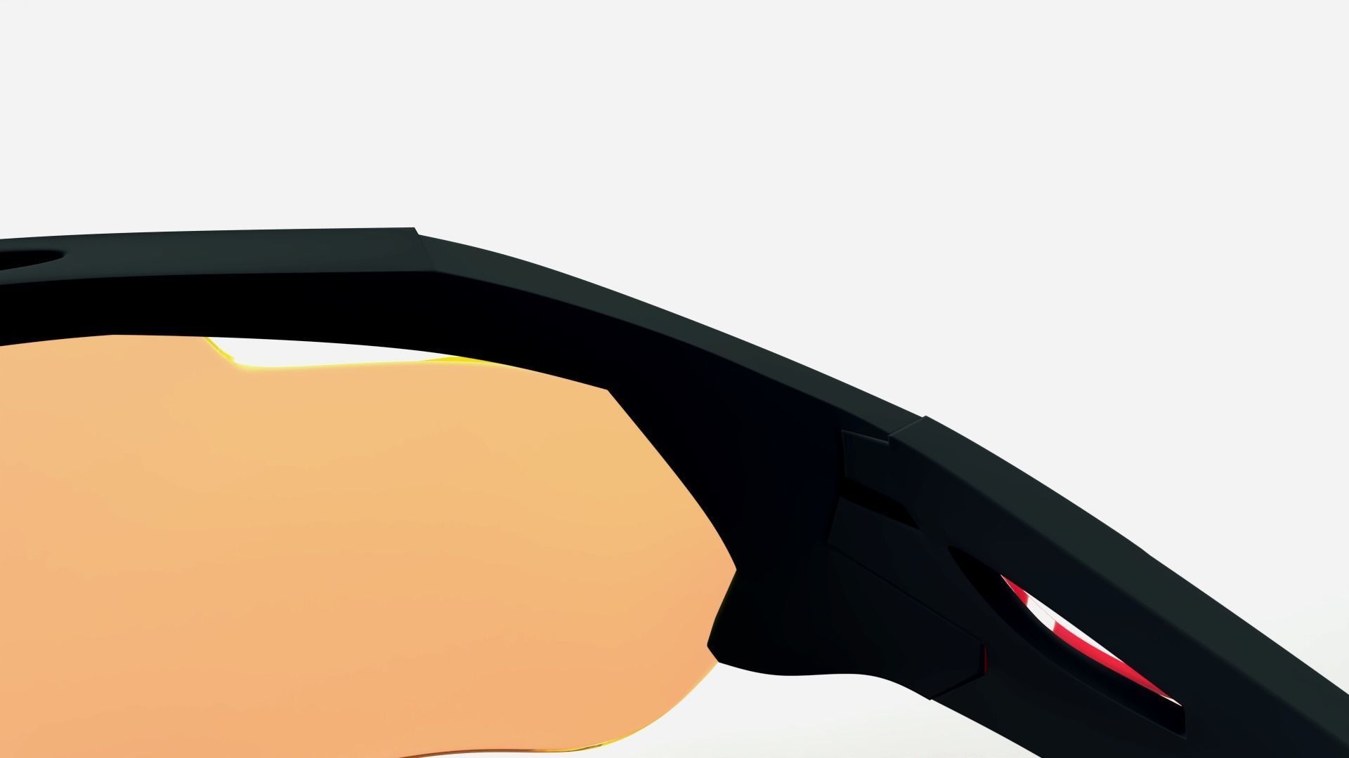 Nike Hyperforce Elite sport sunglasses Low-poly 3D model_5