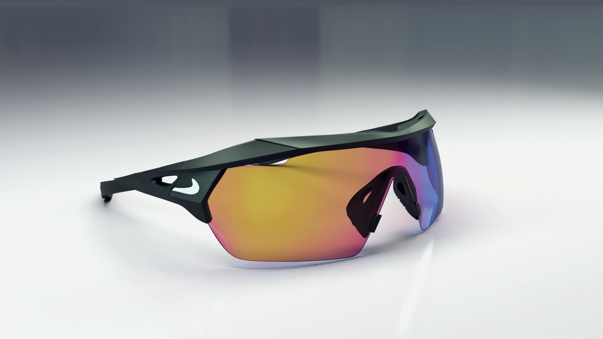 Nike Hyperforce Elite sport sunglasses Low-poly 3D model_7