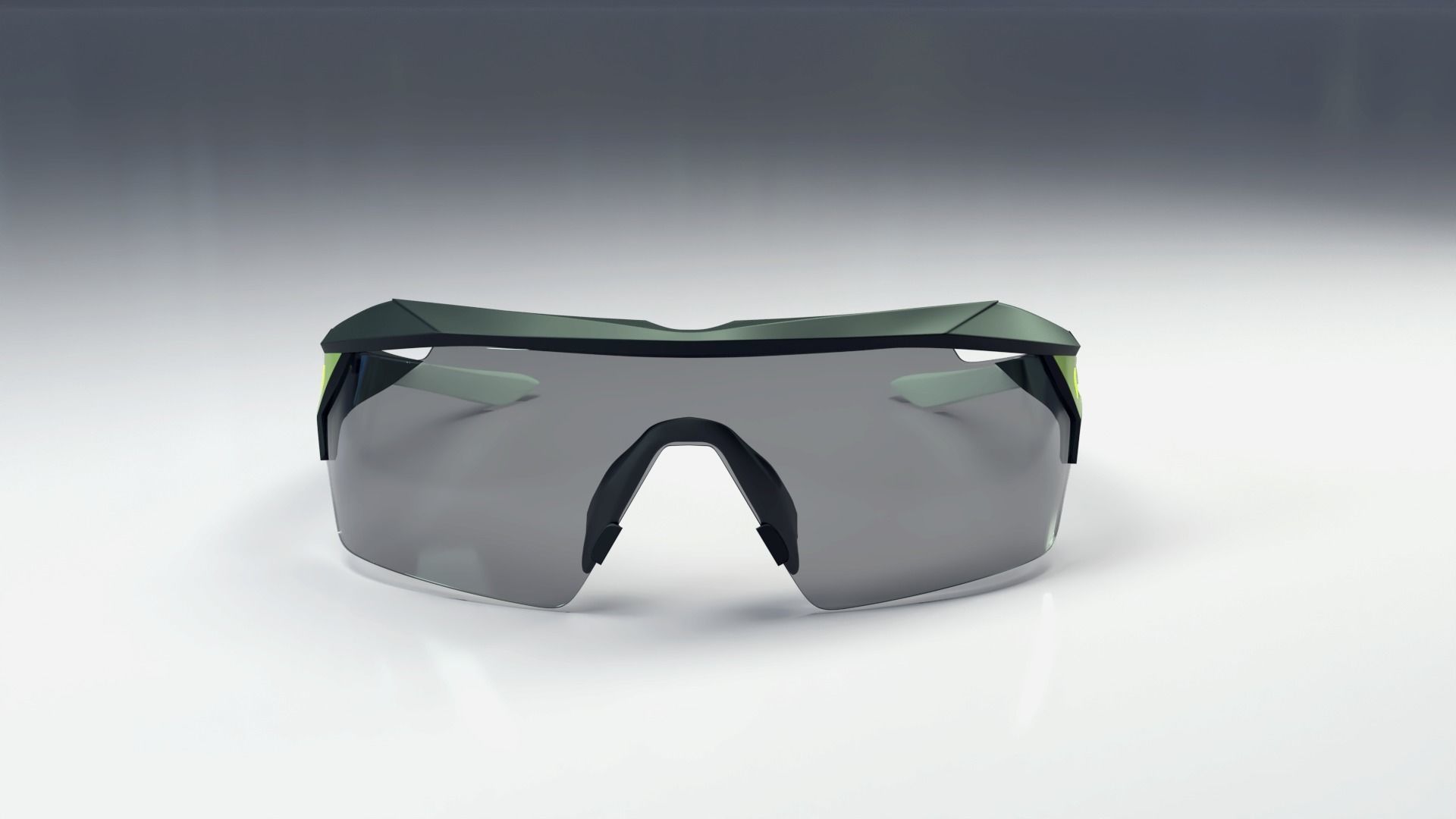 Nike Hyperforce Elite sport sunglasses Low-poly 3D model_15