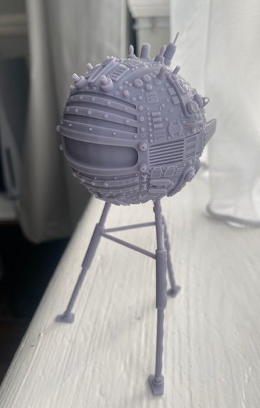 Sci Fi drone c5x seek and obliterate 3D print model_1