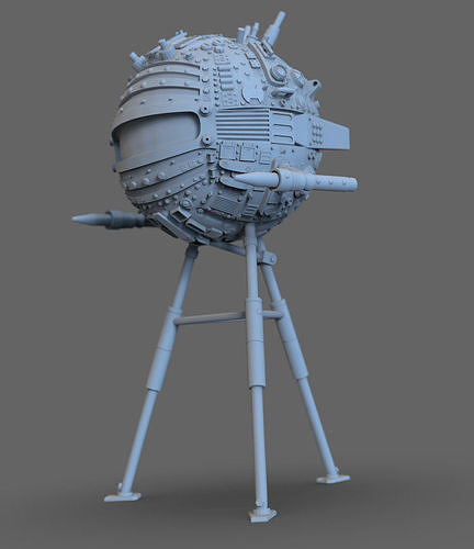 Sci Fi drone c5x seek and obliterate 3D print model