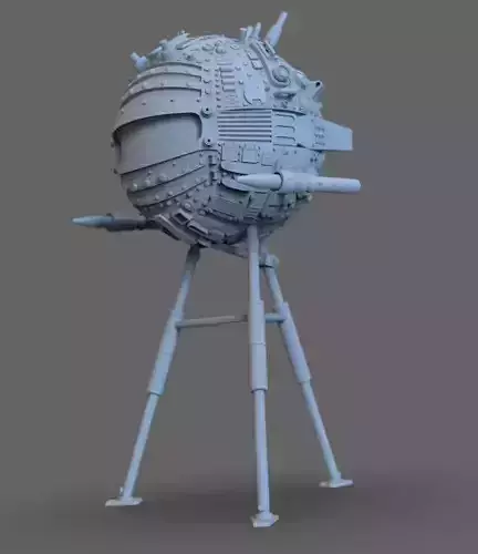 Sci Fi drone c5x seek and obliterate 3D print model