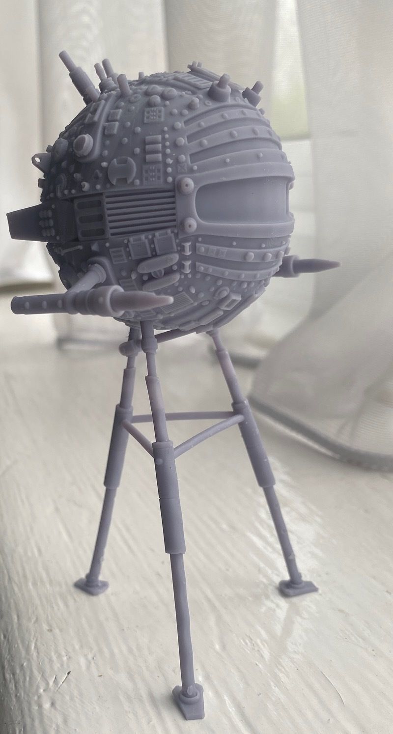 Sci Fi drone c5x seek and obliterate 3D print model_2