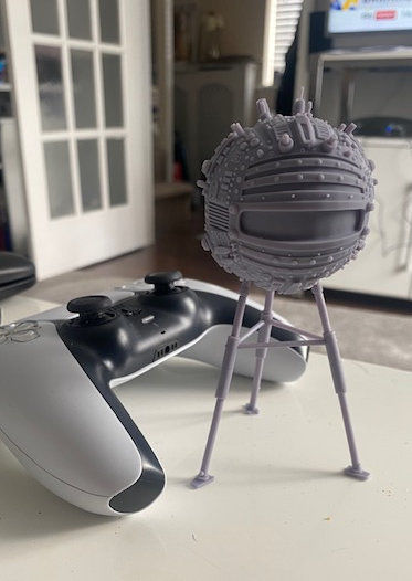 Sci Fi drone c5x seek and obliterate 3D print model_8