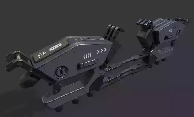 Scifi hard surface pliers