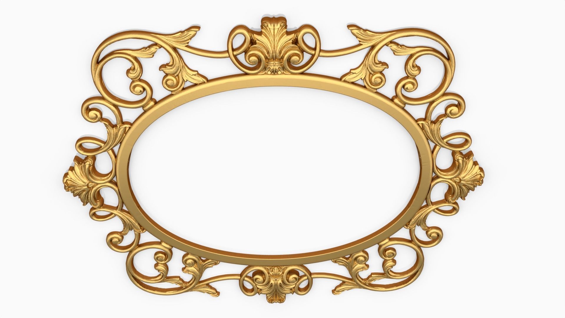 Frame mirror 42 3D print model_4