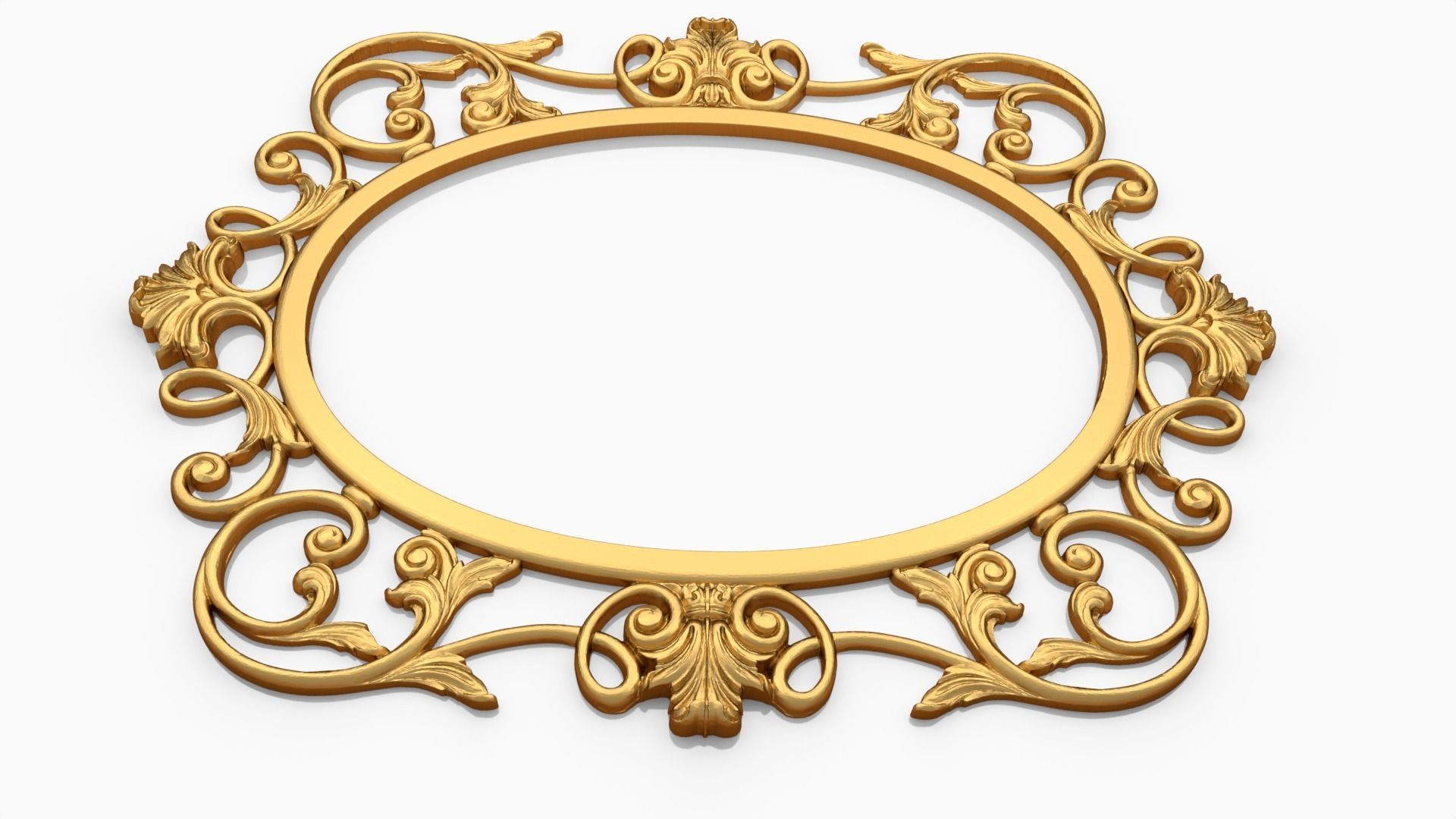 Frame mirror 42 3D print model_3